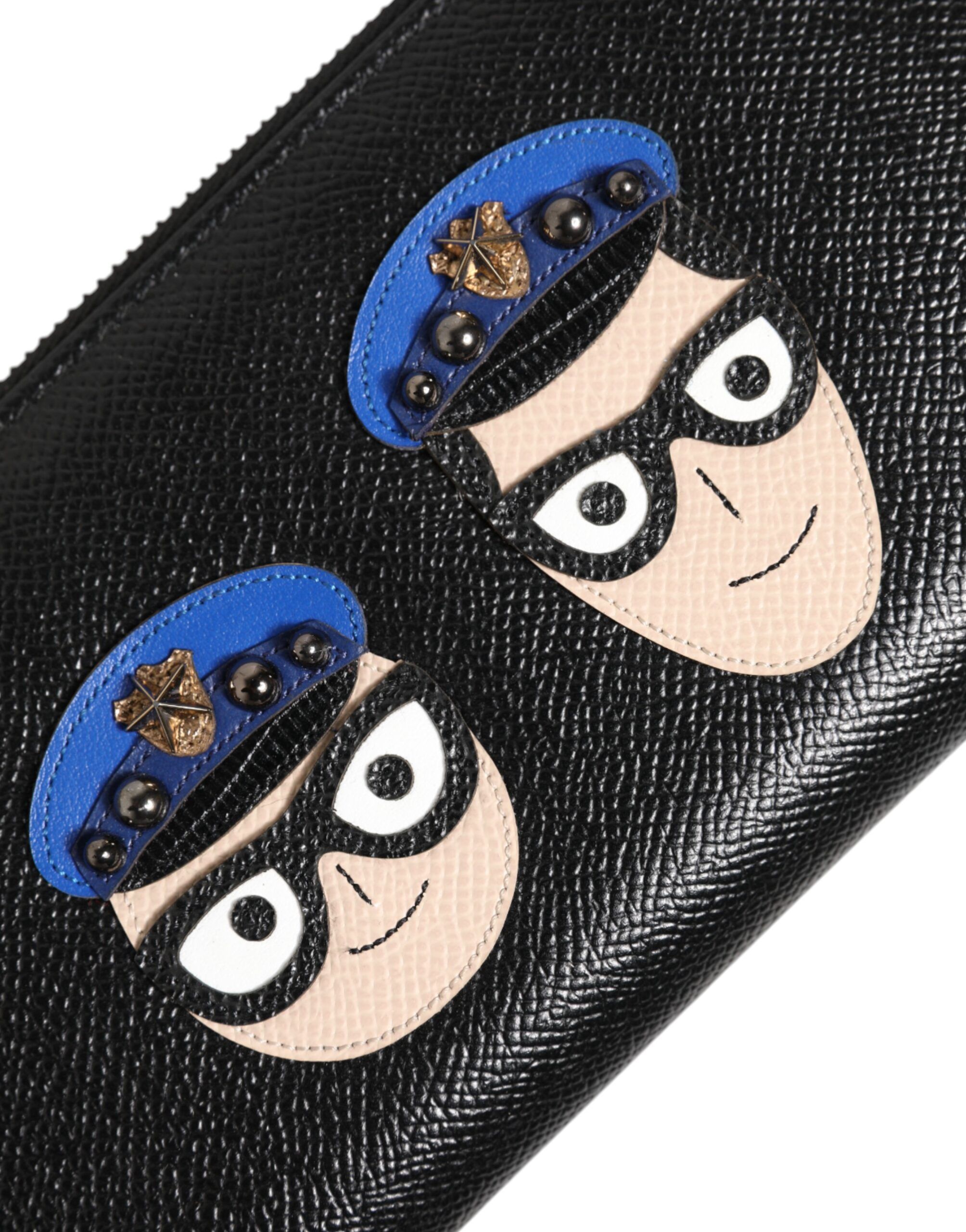 Leather #DGFAMILY Zipper Continental Mens Men's Wallet - Dolce & Gabbana - Modalova