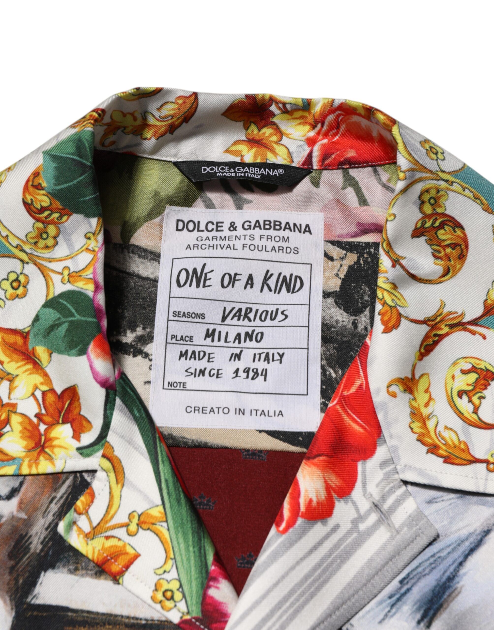 Shell Print Hawaii Casual Men's Shirt - Dolce & Gabbana - Modalova
