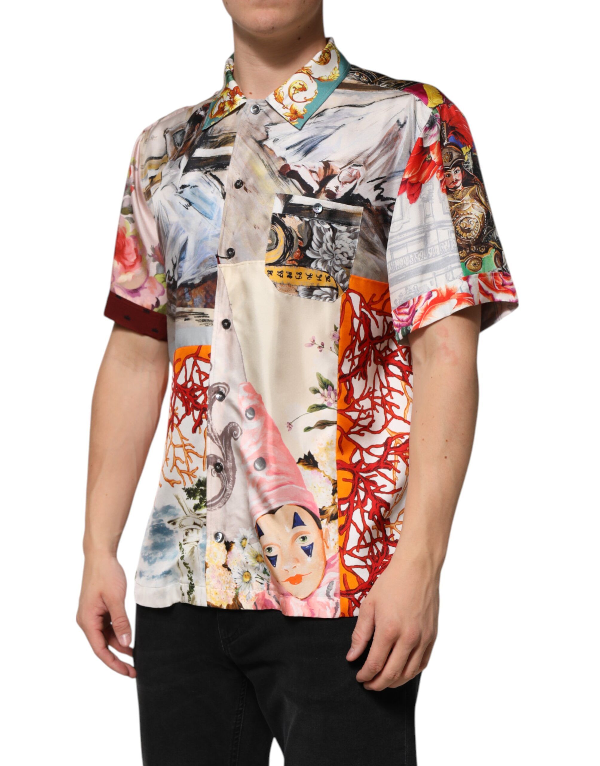 Shell Print Hawaii Casual Men's Shirt - Dolce & Gabbana - Modalova