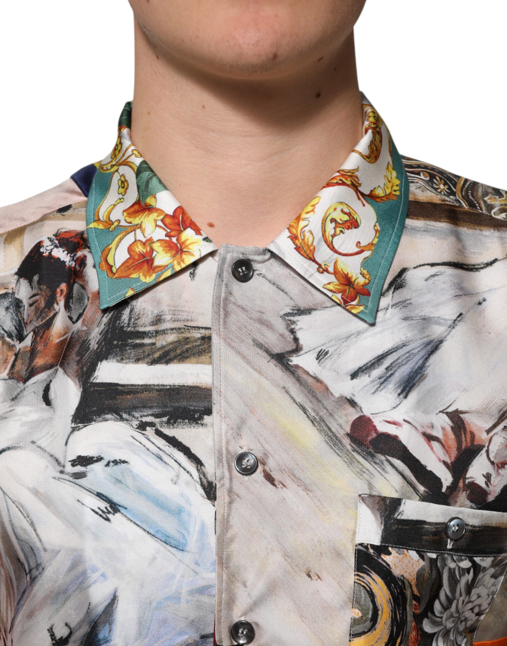 Shell Print Hawaii Casual Men's Shirt - Dolce & Gabbana - Modalova