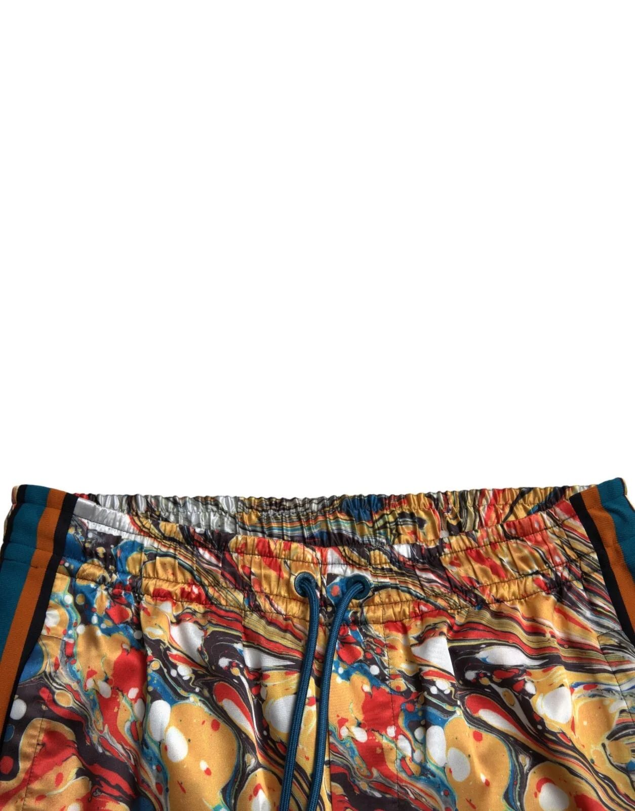 Marble Print Satin Trouser Men's Pants (Pre-Owned) - Dolce & Gabbana - Modalova