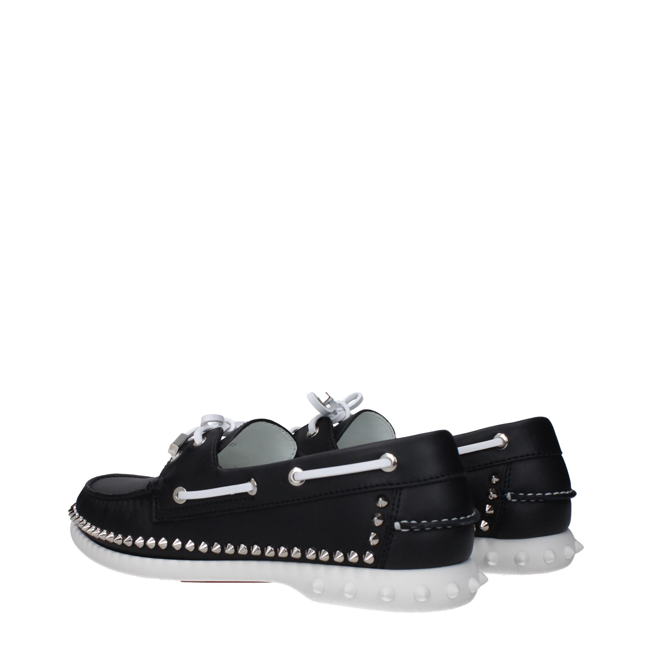 Leather Slip-On Men's Loafers - Christian Louboutin - Modalova