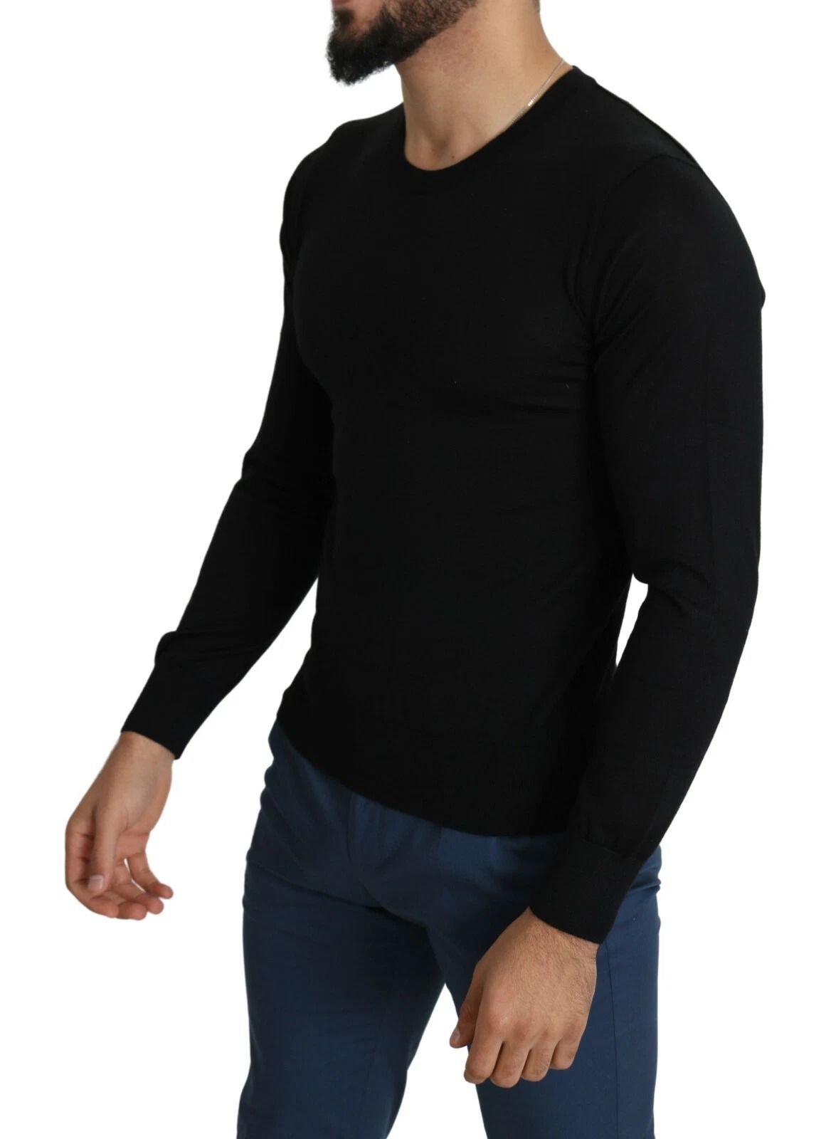 Cashmere Crewneck Pullover Men's Sweater (Pre-Owned) - Dolce & Gabbana - Modalova