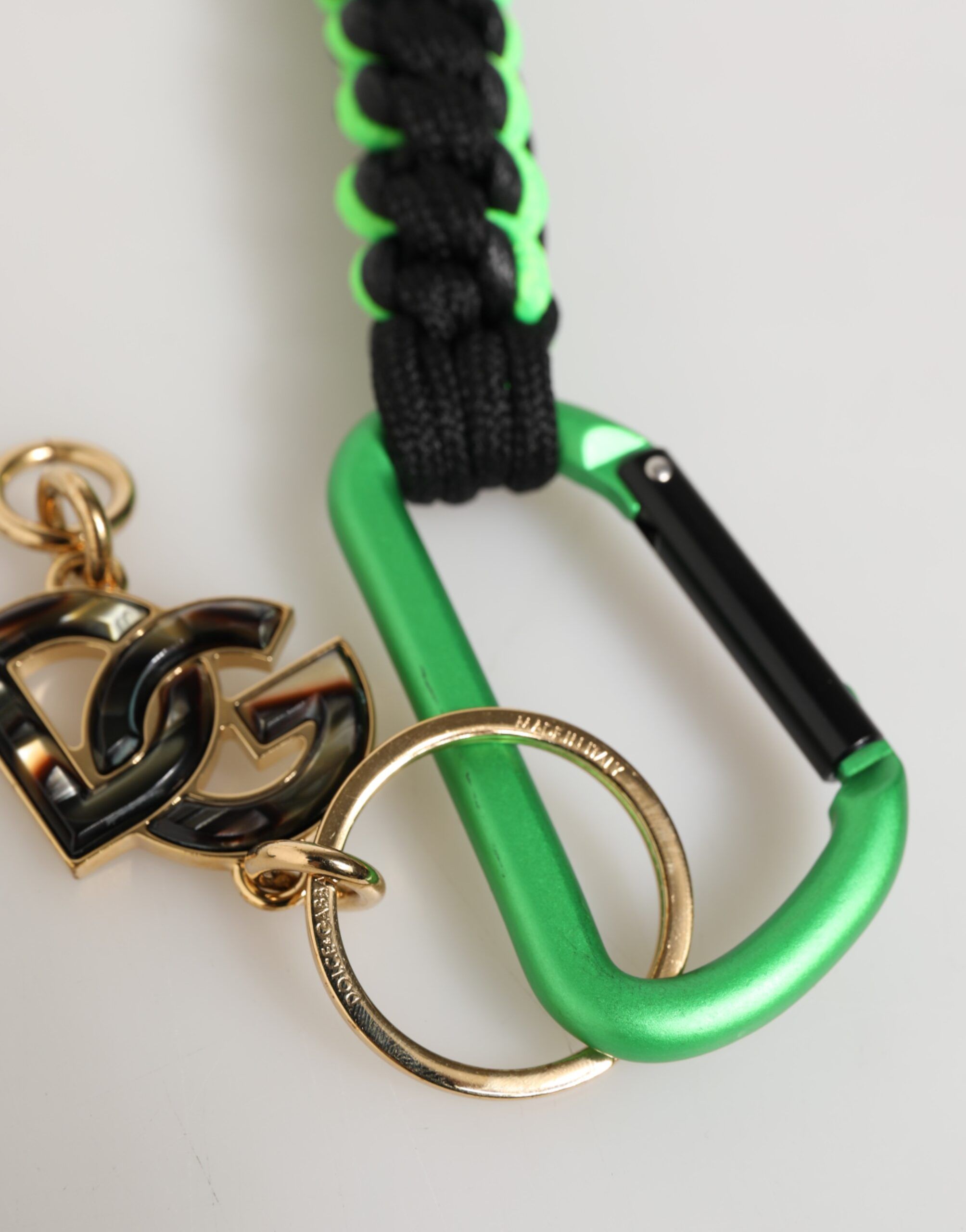 Polyester Tape String DG Logo Keychain Men's Keyring - Dolce & Gabbana - Modalova