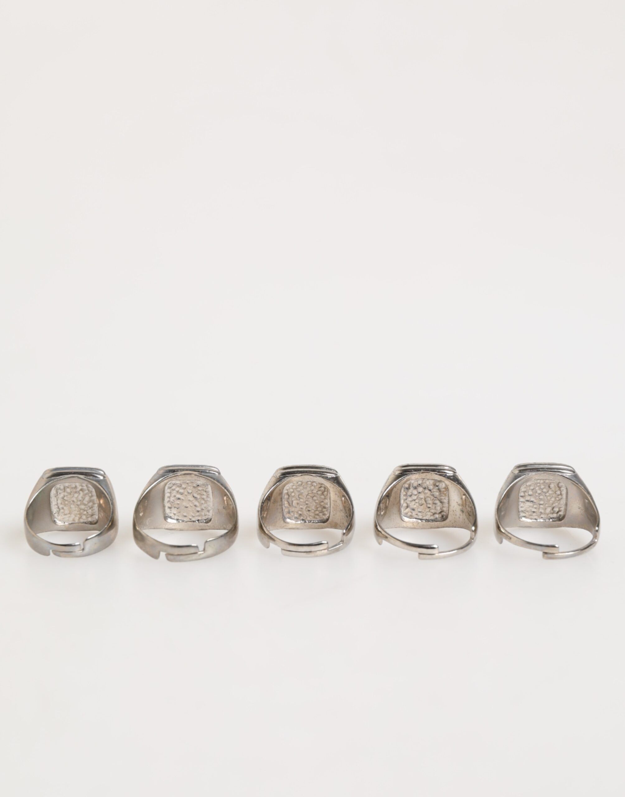 Tone Brass LetteMen's Set 5 Pieces Adjustable Men's Ring - Dolce & Gabbana - Modalova