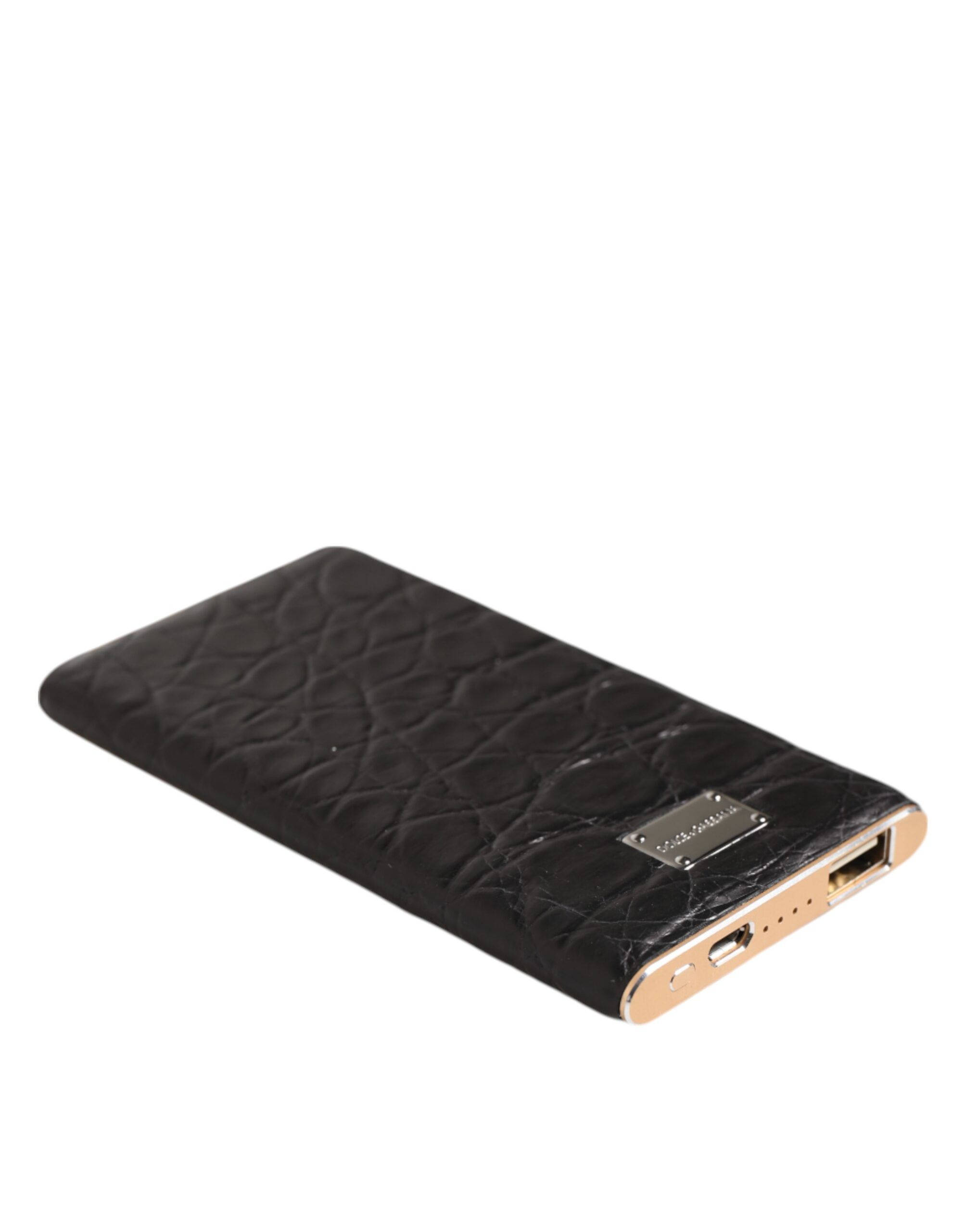 Leather Embossed Skin 3000mAh Power Bank Charger Men's USB (Pre-Owned) - Dolce & Gabbana - Modalova