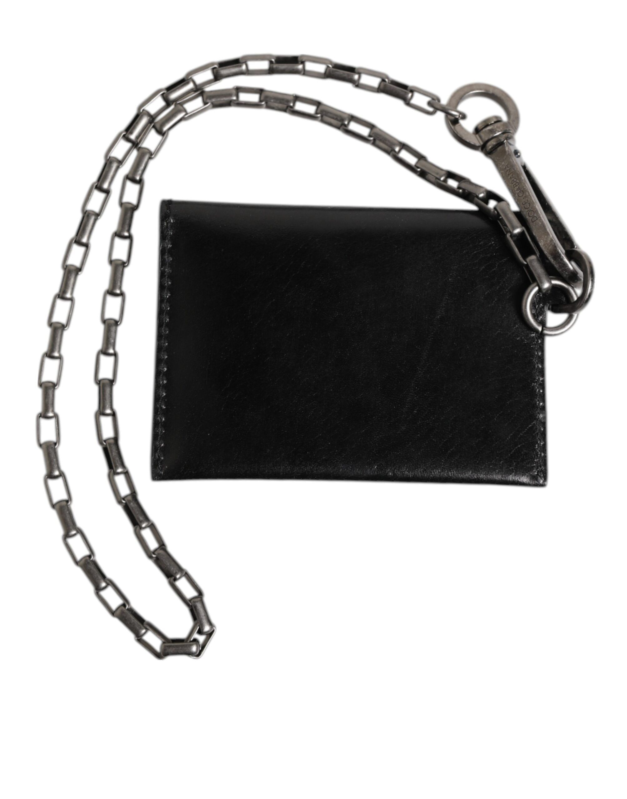 Cavallo Leather Wallet Chain Snap Bifold Card Men's Holder - Dolce & Gabbana - Modalova