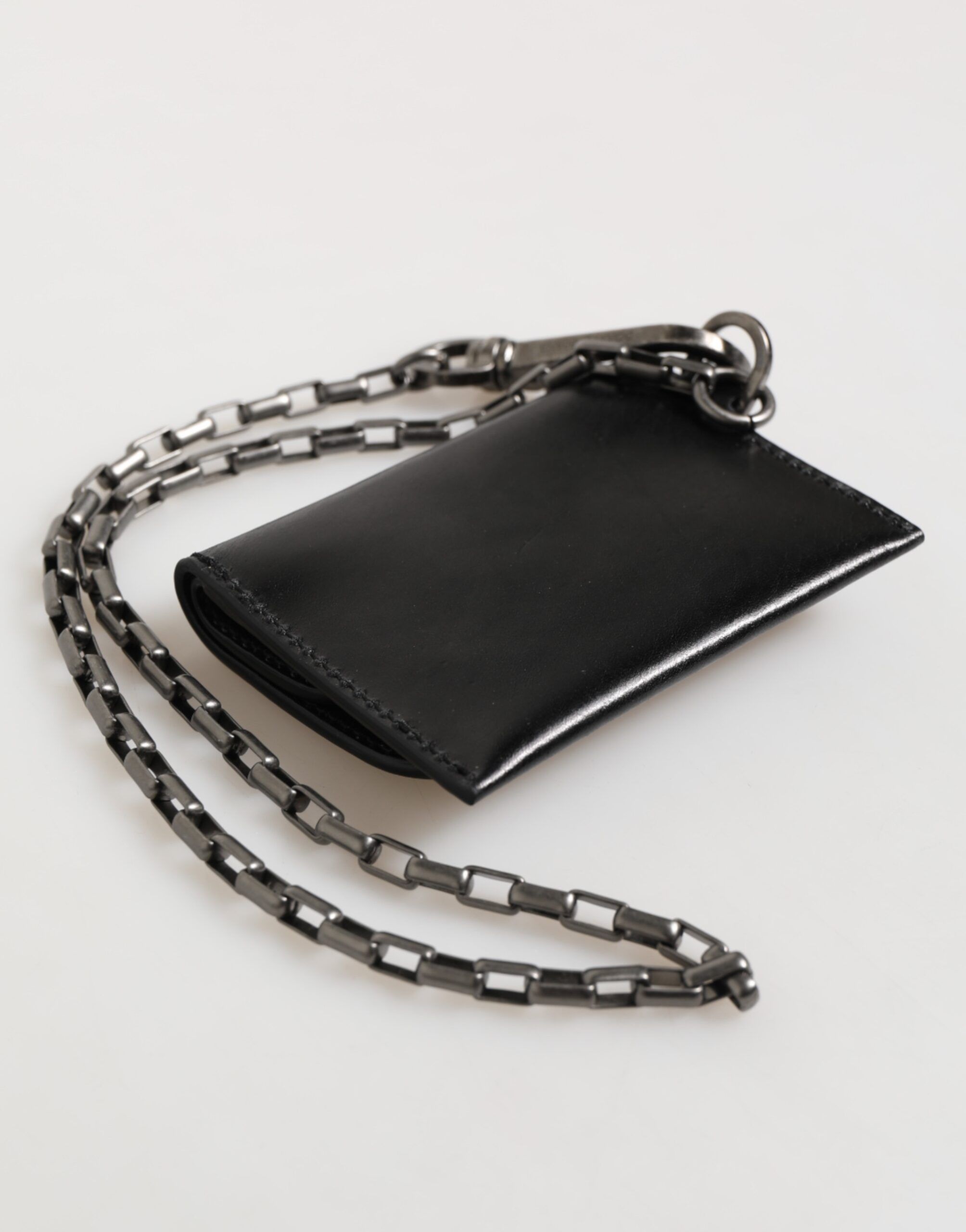 Cavallo Leather Wallet Chain Snap Bifold Card Men's Holder - Dolce & Gabbana - Modalova