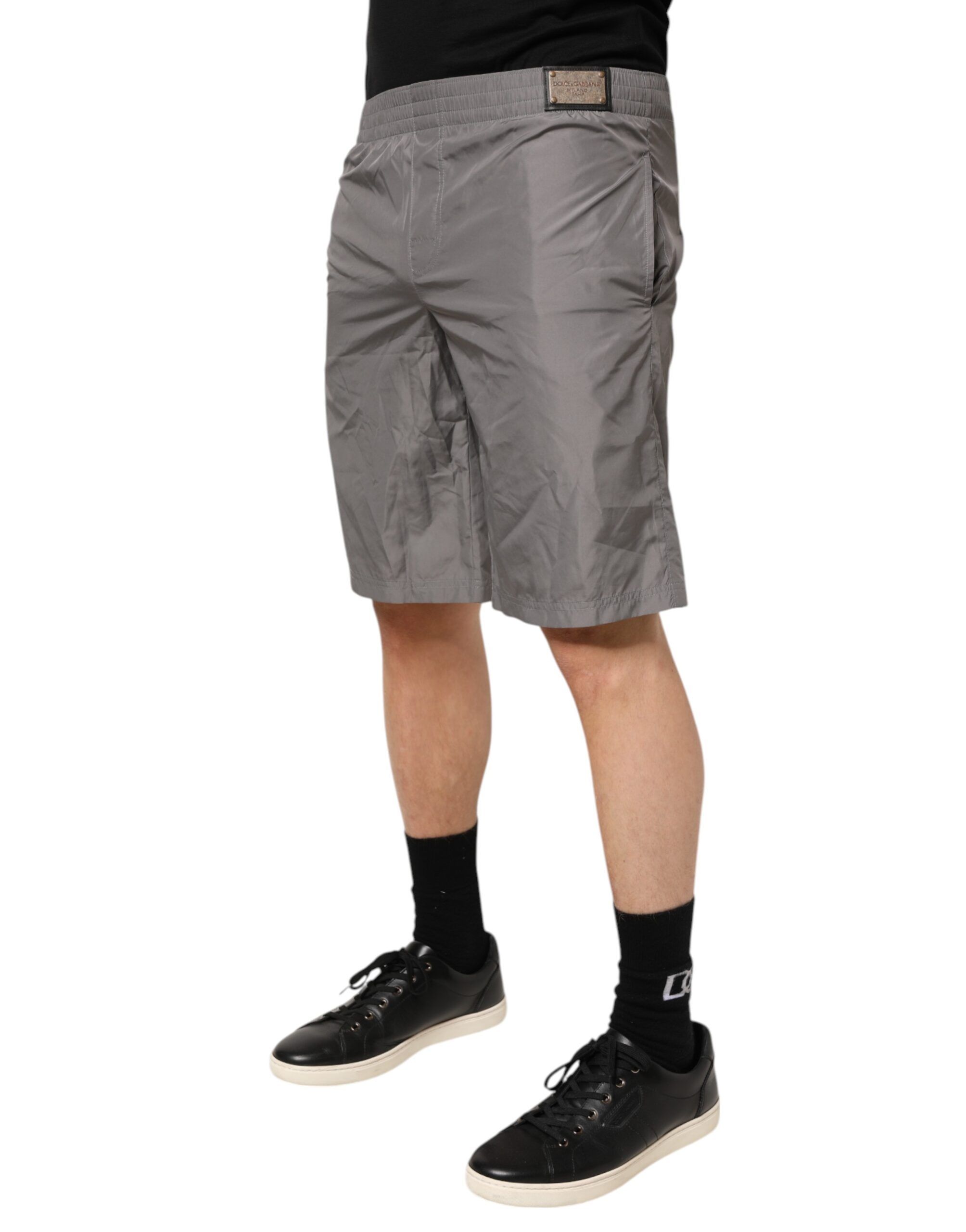 Light Nylon Elastic Waist Shorts Men's Swimwear - Dolce & Gabbana - Modalova