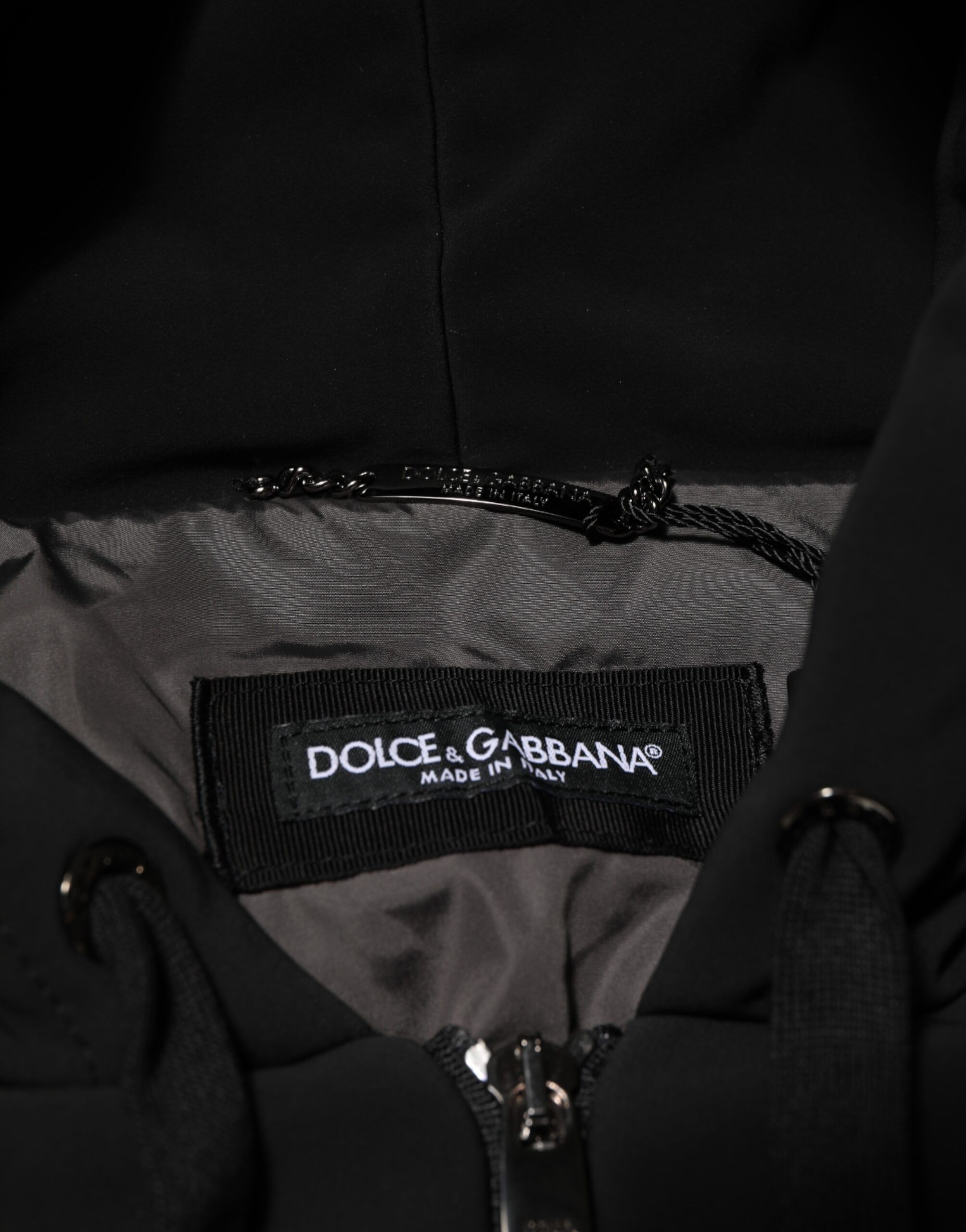 Cotton Quilted Studded Sleeve Hoodie Men's Jacket (Pre-Owned) - Dolce & Gabbana - Modalova