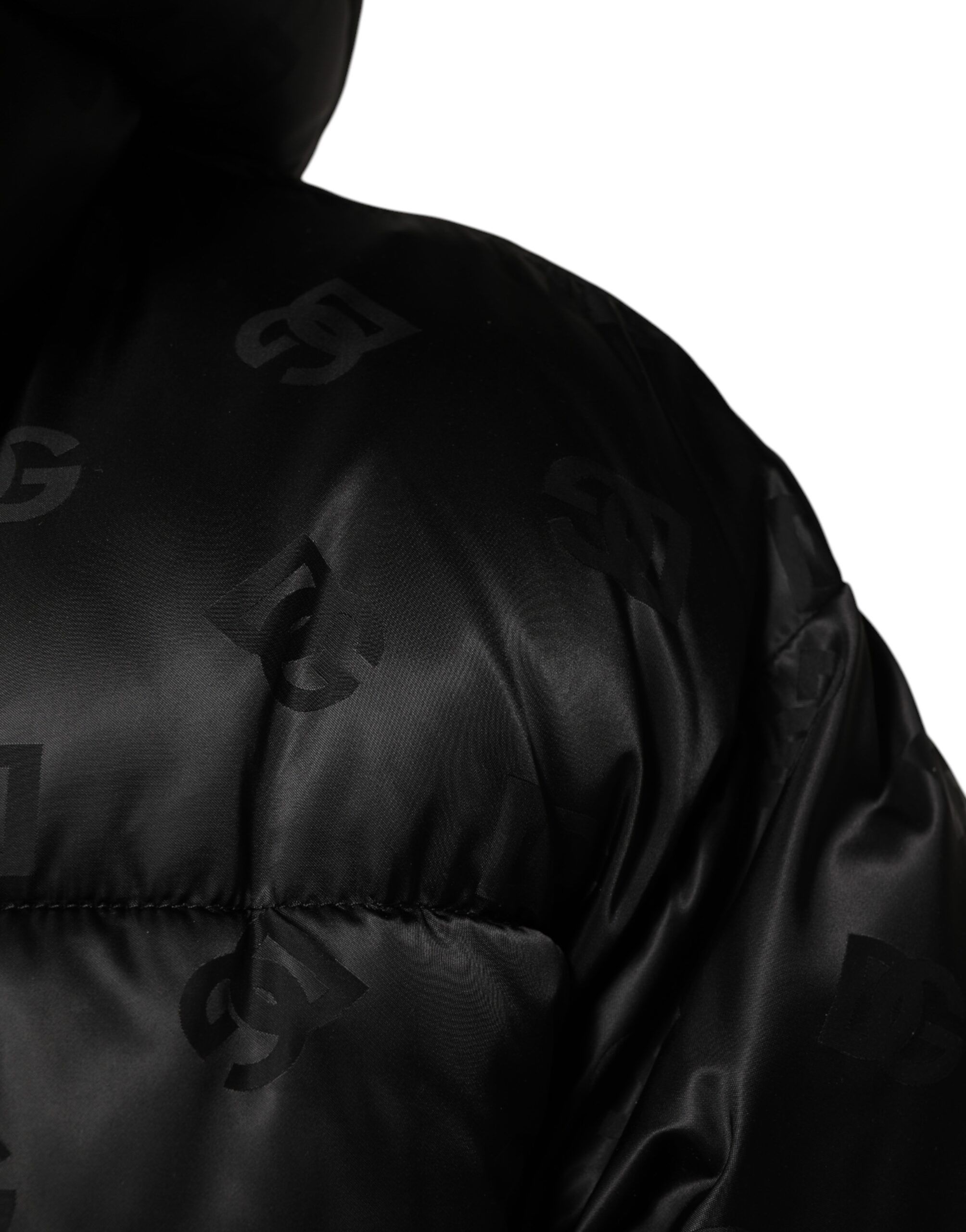 Monogram Logo Puffer Nylon Hooded Men's Jacket (Pre-Owned) - Dolce & Gabbana - Modalova