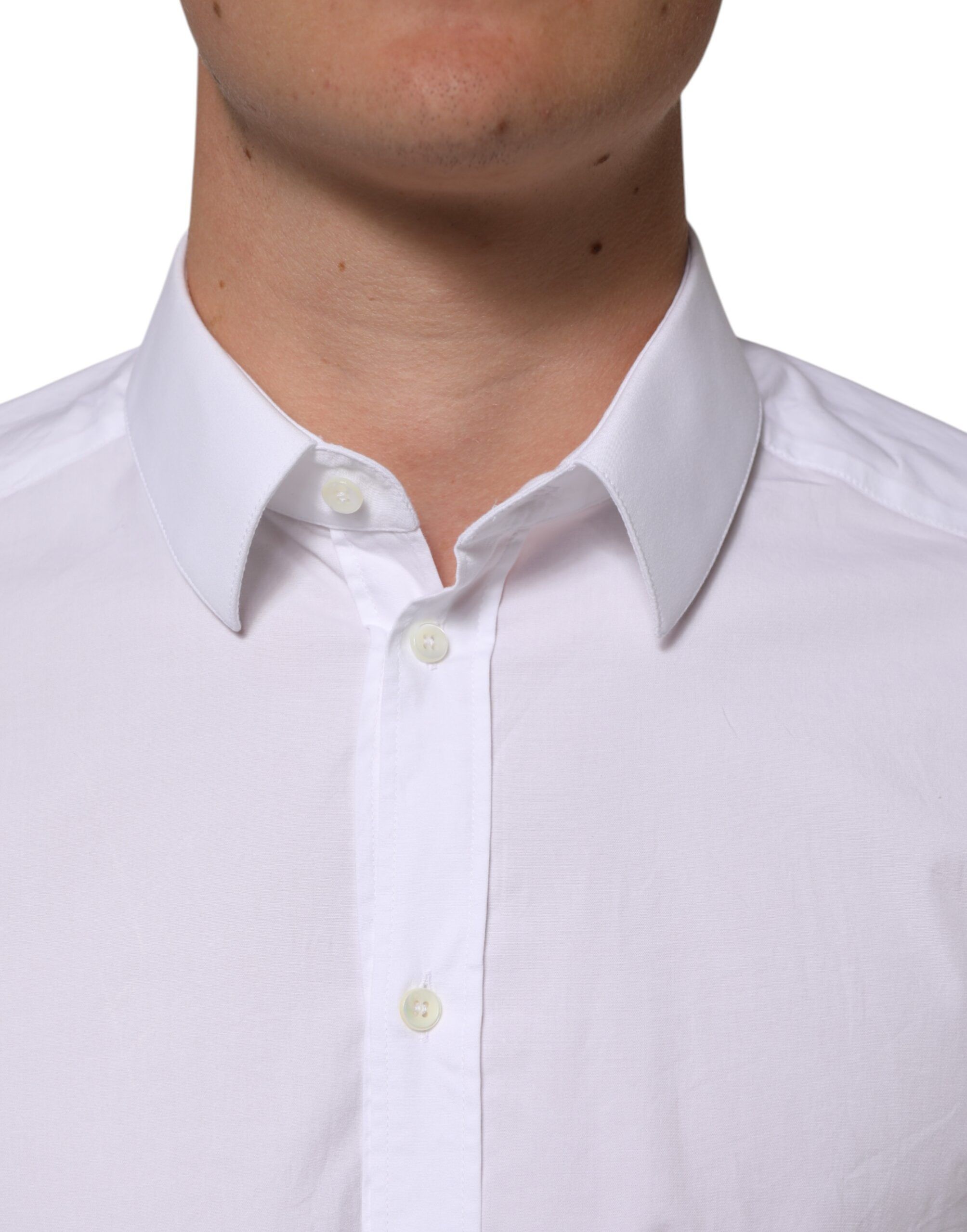 Cotton GOLD Long Sleeves Formal Men Men's Shirt - Dolce & Gabbana - Modalova