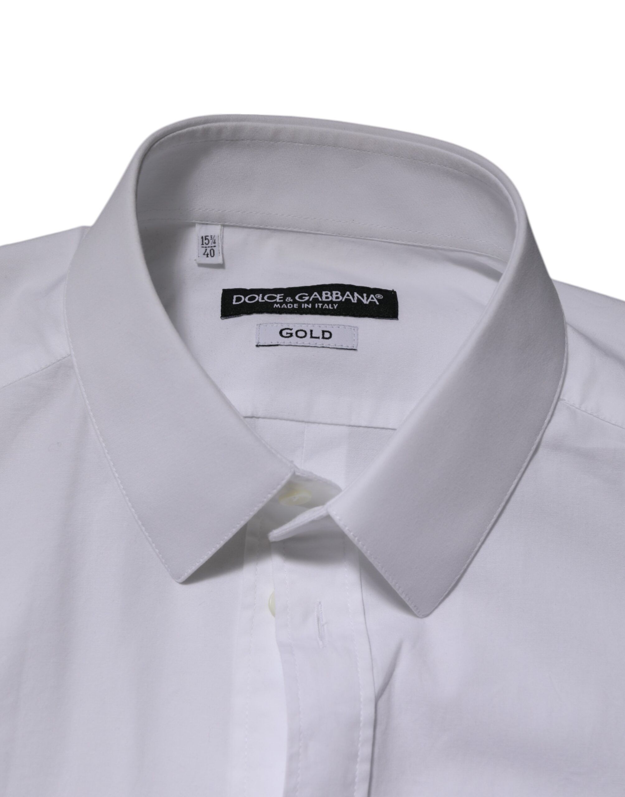 Cotton GOLD Long Sleeves Formal Men Men's Shirt - Dolce & Gabbana - Modalova