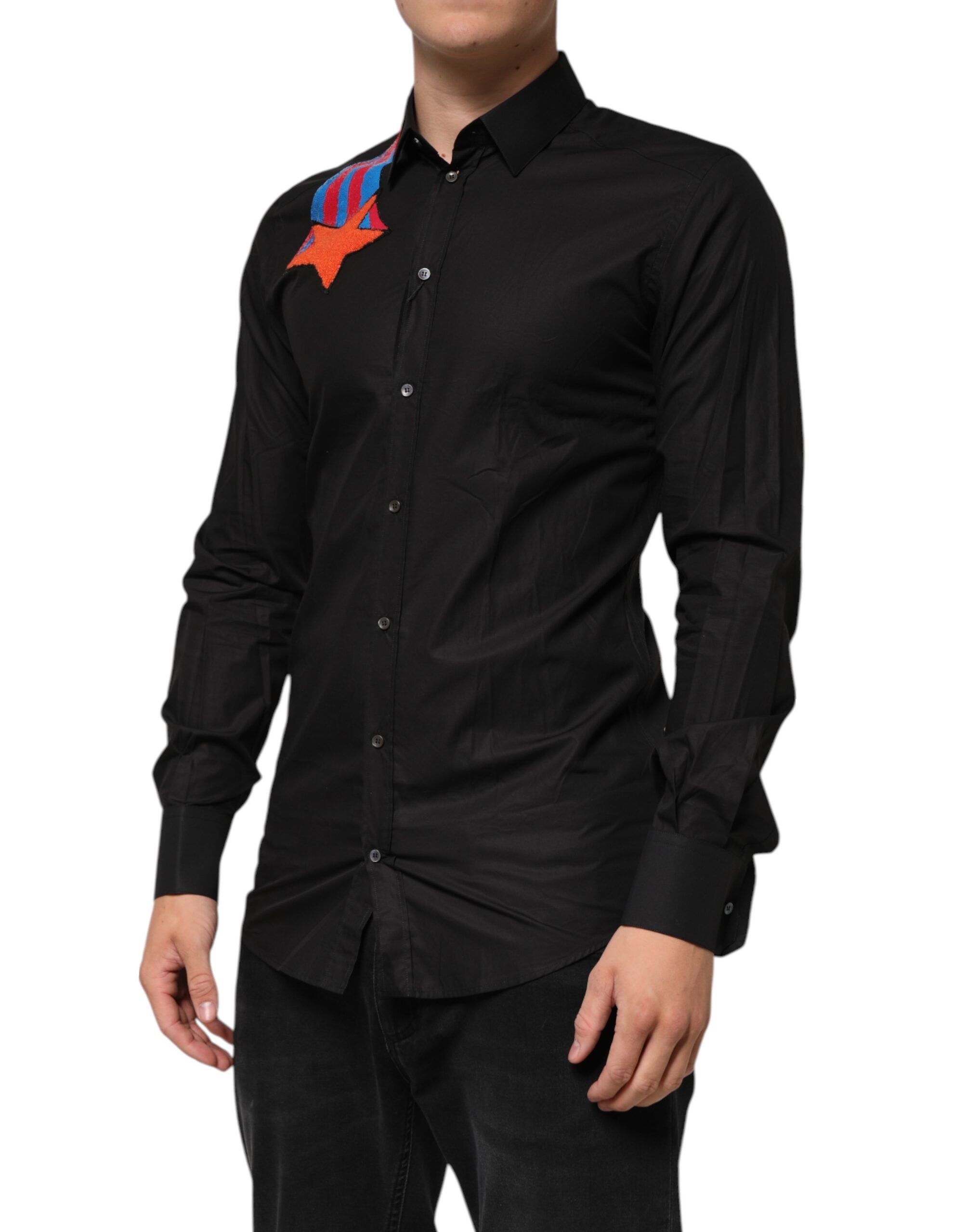 Cotton Star Sequin Dress Formal Men Men's Shirt (Pre-Owned) - Dolce & Gabbana - Modalova