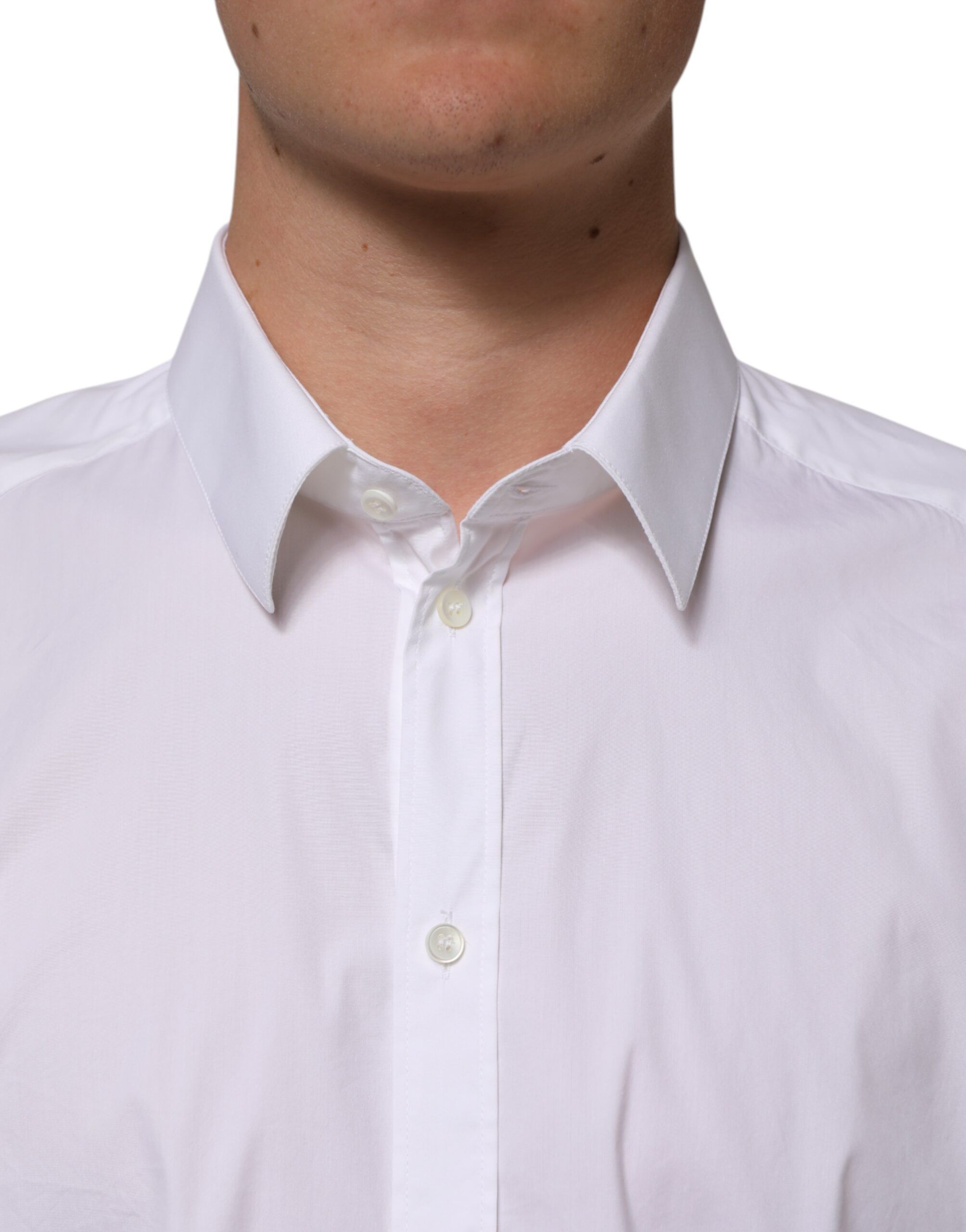 Cotton GOLD Long Sleeves Formal Men's Shirt - Dolce & Gabbana - Modalova