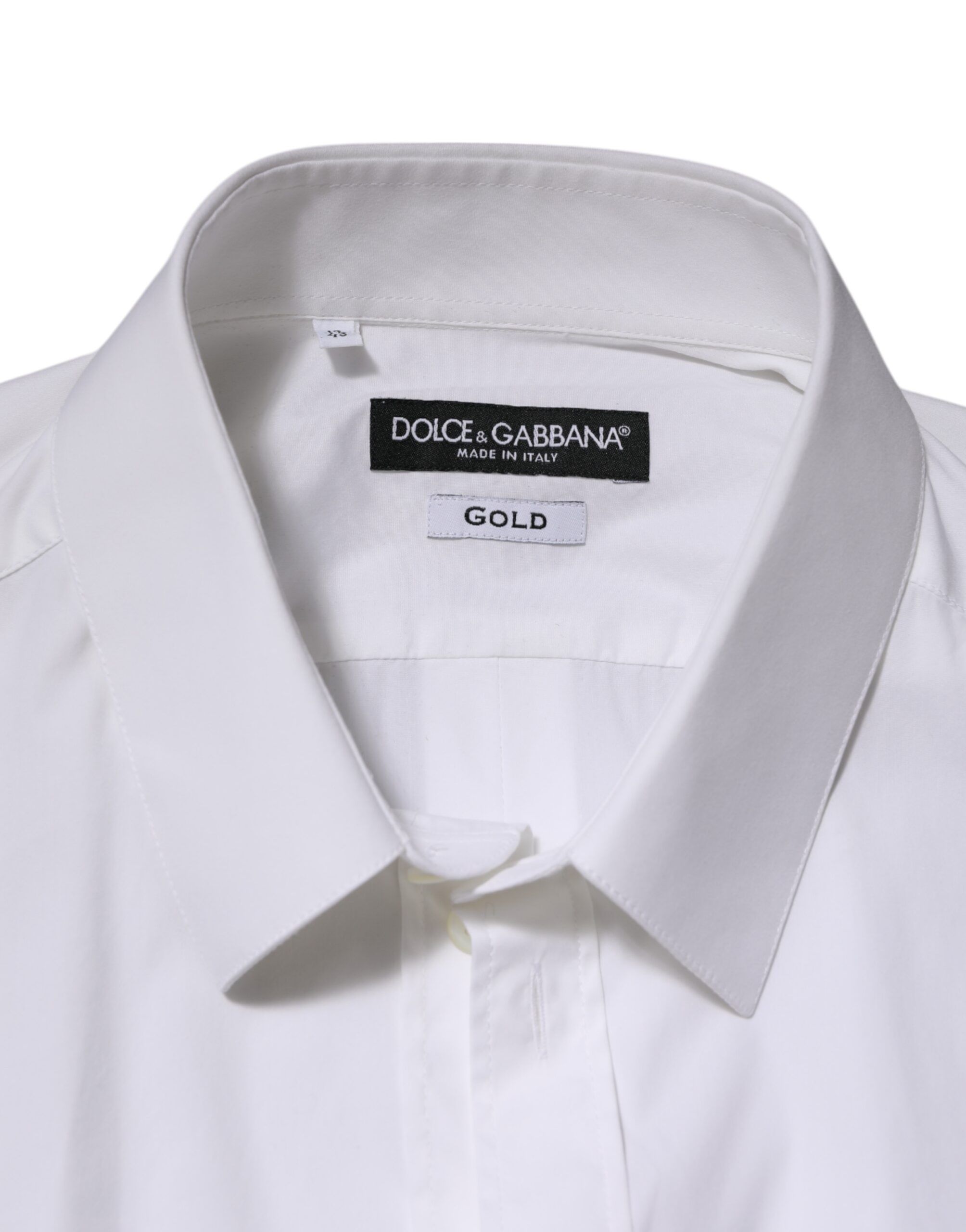 Cotton GOLD Long Sleeves Formal Men's Shirt - Dolce & Gabbana - Modalova
