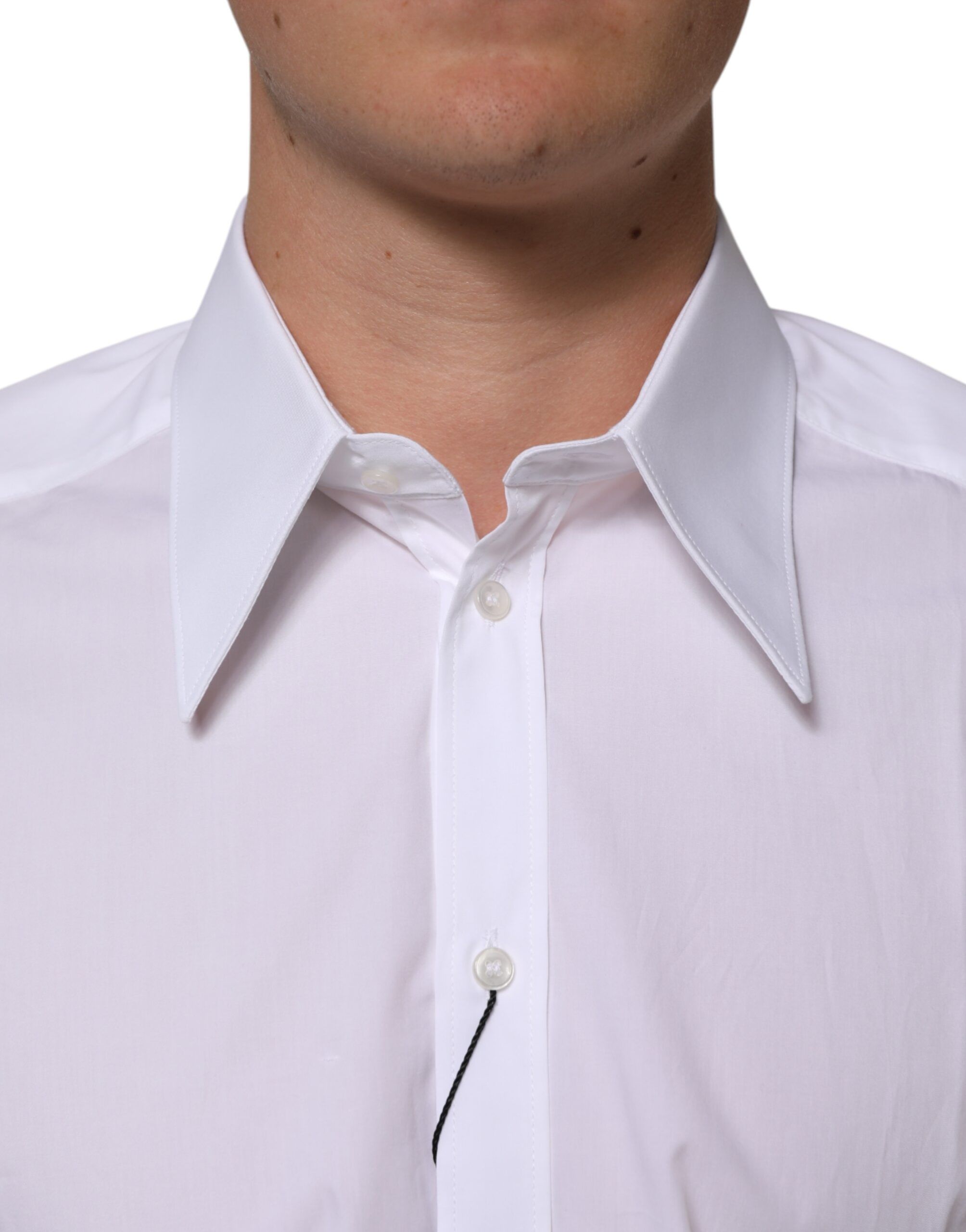 Cotton Slim Fit Dress Formal Men Men's Shirt (Pre-Owned) - Dolce & Gabbana - Modalova