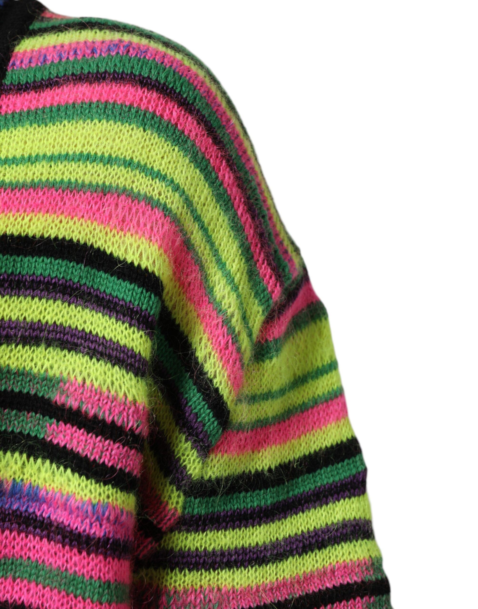 DG Logo V-Neck Knit Pullover Men's Sweater - Dolce & Gabbana - Modalova