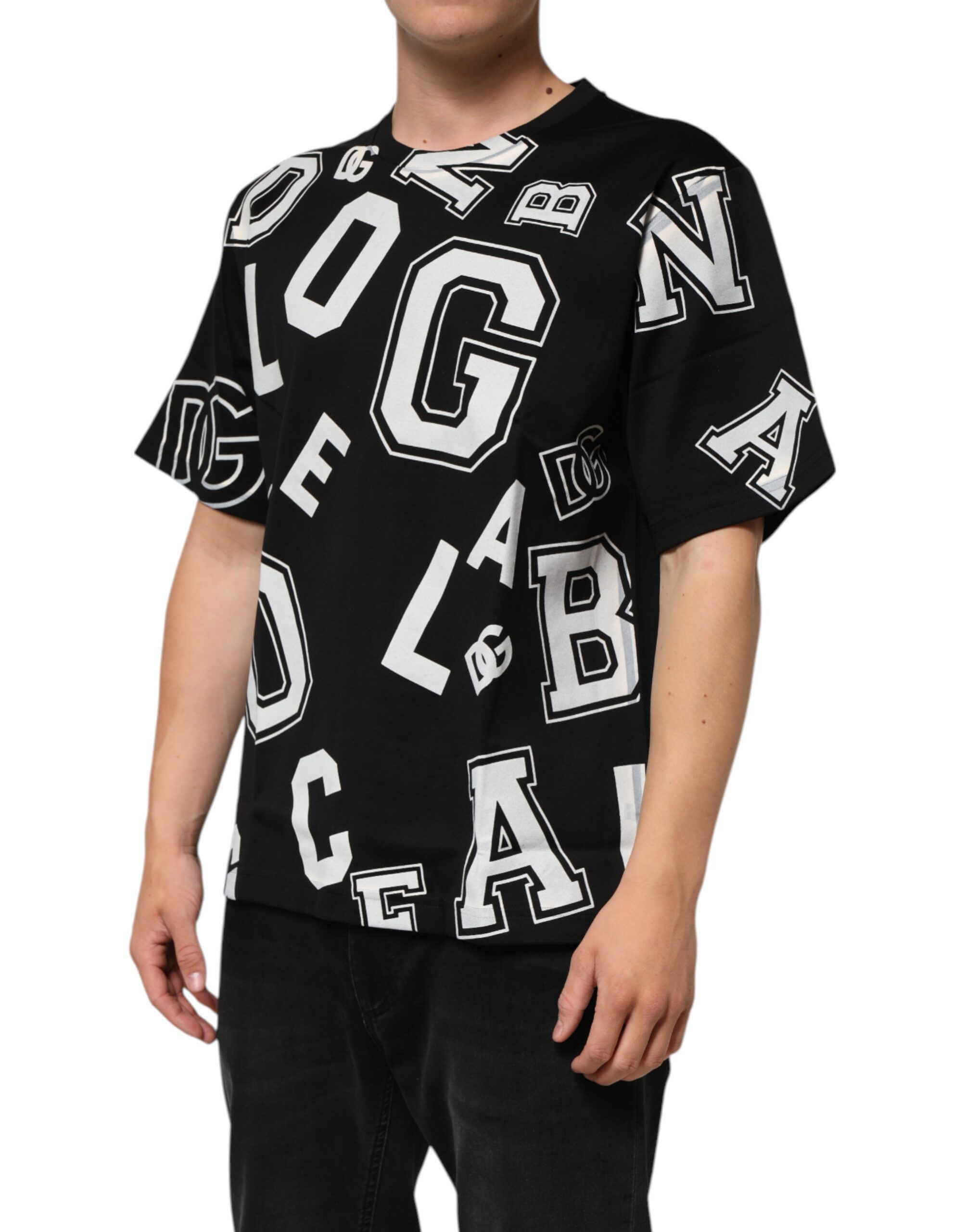 Cotton Letter Print Short Sleeve Men's T-shirt (Pre-Owned) - Dolce & Gabbana - Modalova