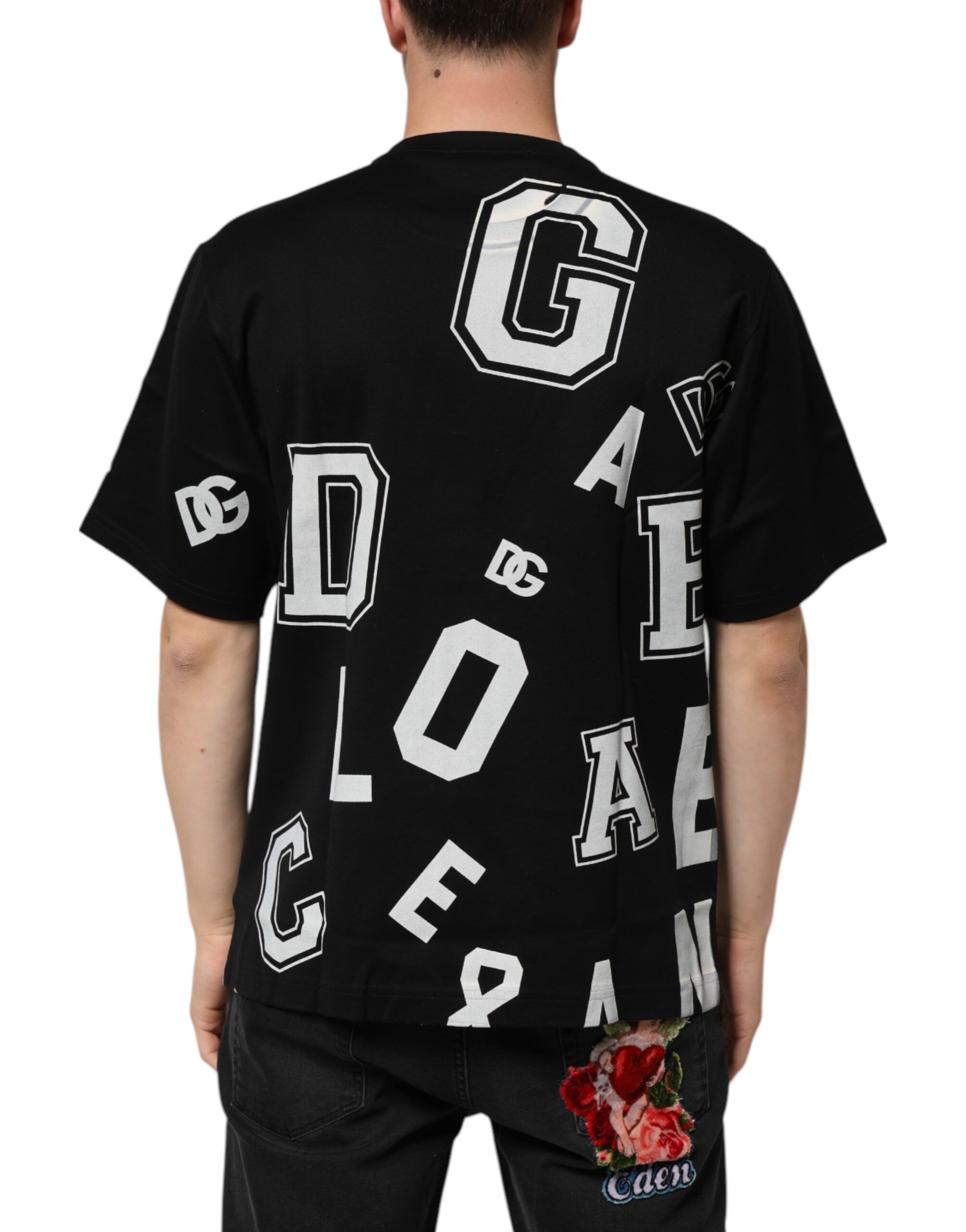 Cotton Letter Print Short Sleeve Men's T-shirt (Pre-Owned) - Dolce & Gabbana - Modalova