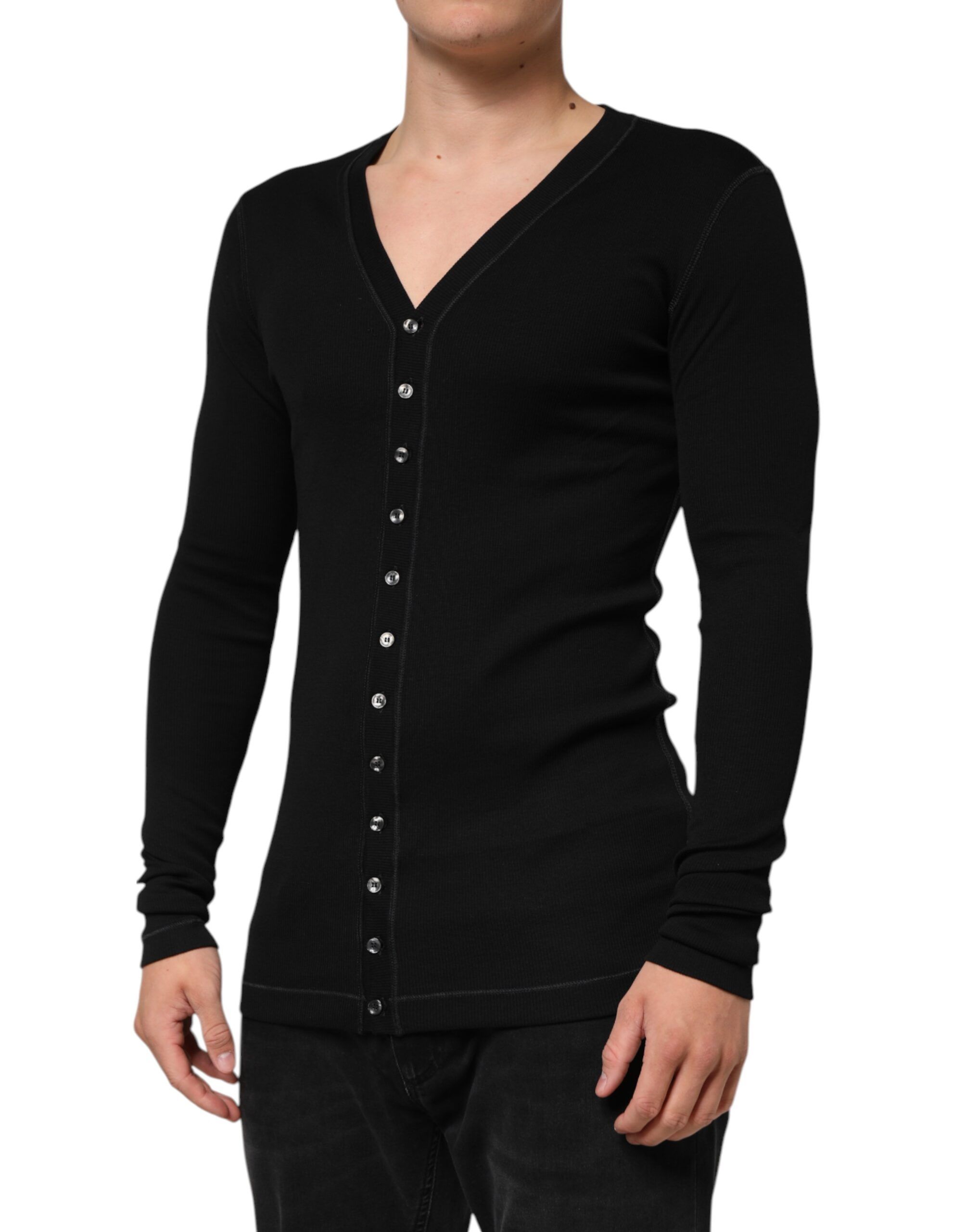Cotton Button Up Men Cardigan Men's Sweater - Dolce & Gabbana - Modalova