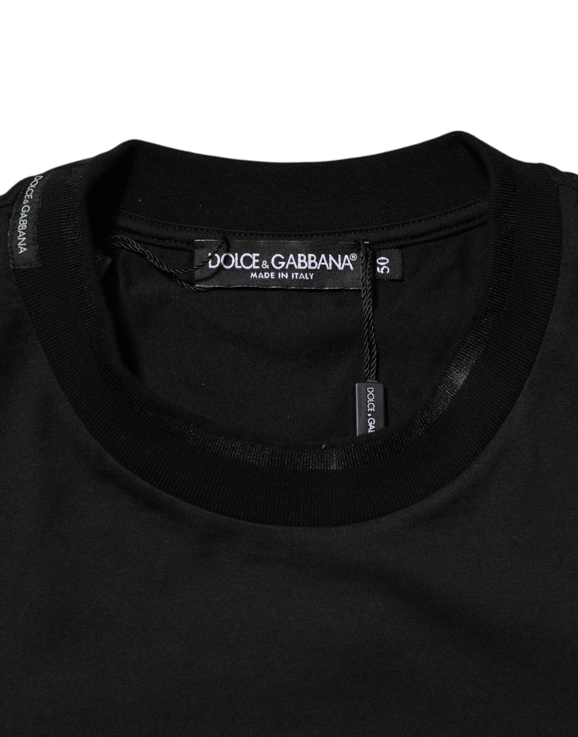 Cotton Embroidered DG Logo Pocket Men's T-shirt - Dolce & Gabbana - Modalova