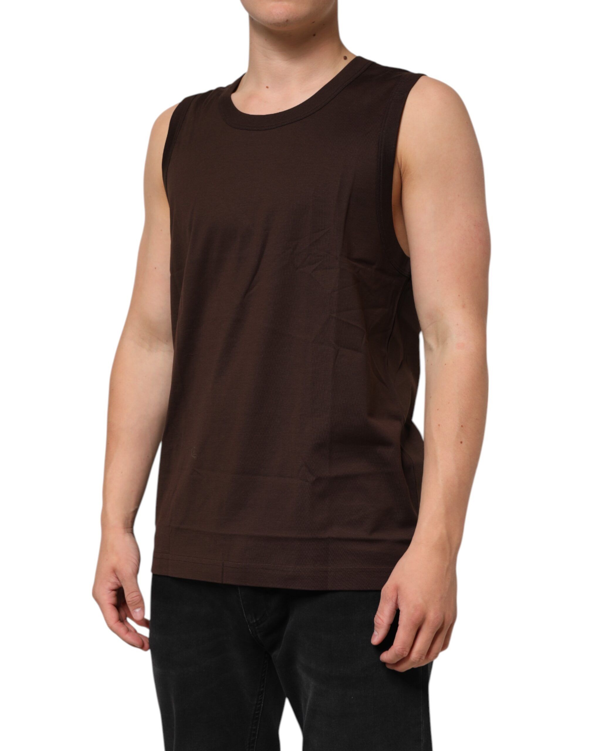 Cotton Sleeveless Underwear Men Tank Men's Top - Dolce & Gabbana - Modalova
