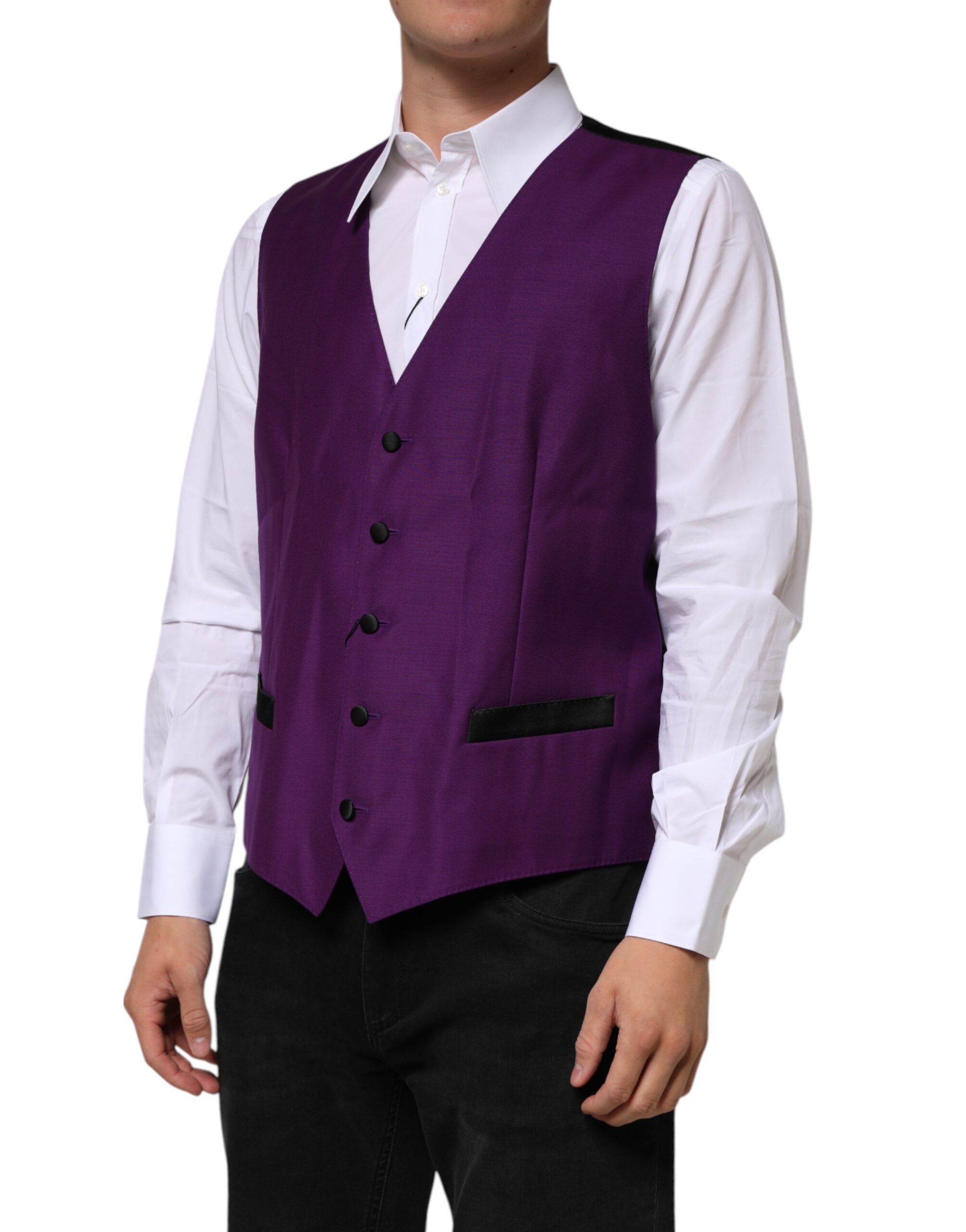Wool Dress Formal Waistcoat Men's Vest - Dolce & Gabbana - Modalova