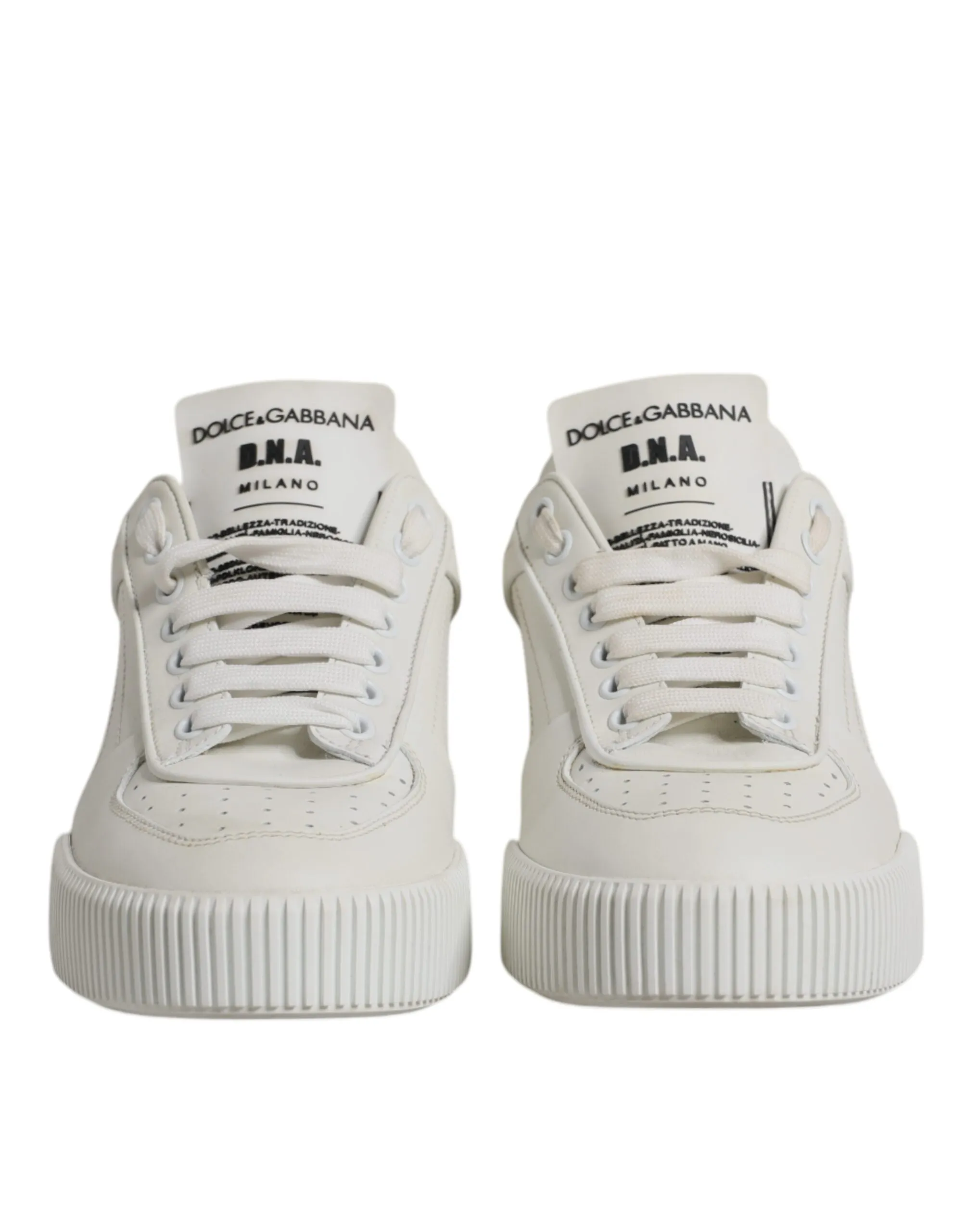 Miami Leather Low Top Sneakers Women's Shoes (Pre-Owned) - Dolce & Gabbana - Modalova