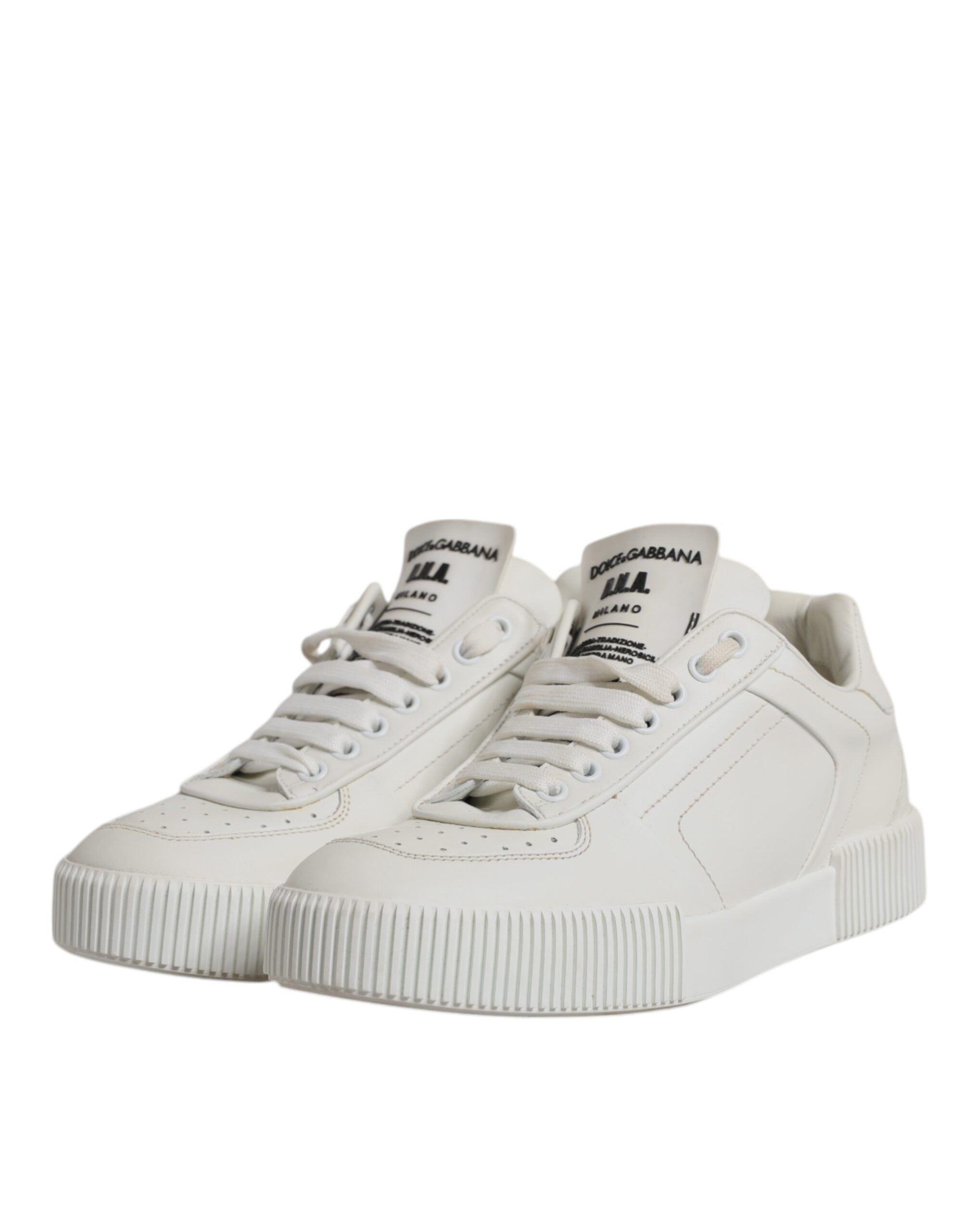 Miami Leather Low Top Sneakers Women's Shoes (Pre-Owned) - Dolce & Gabbana - Modalova