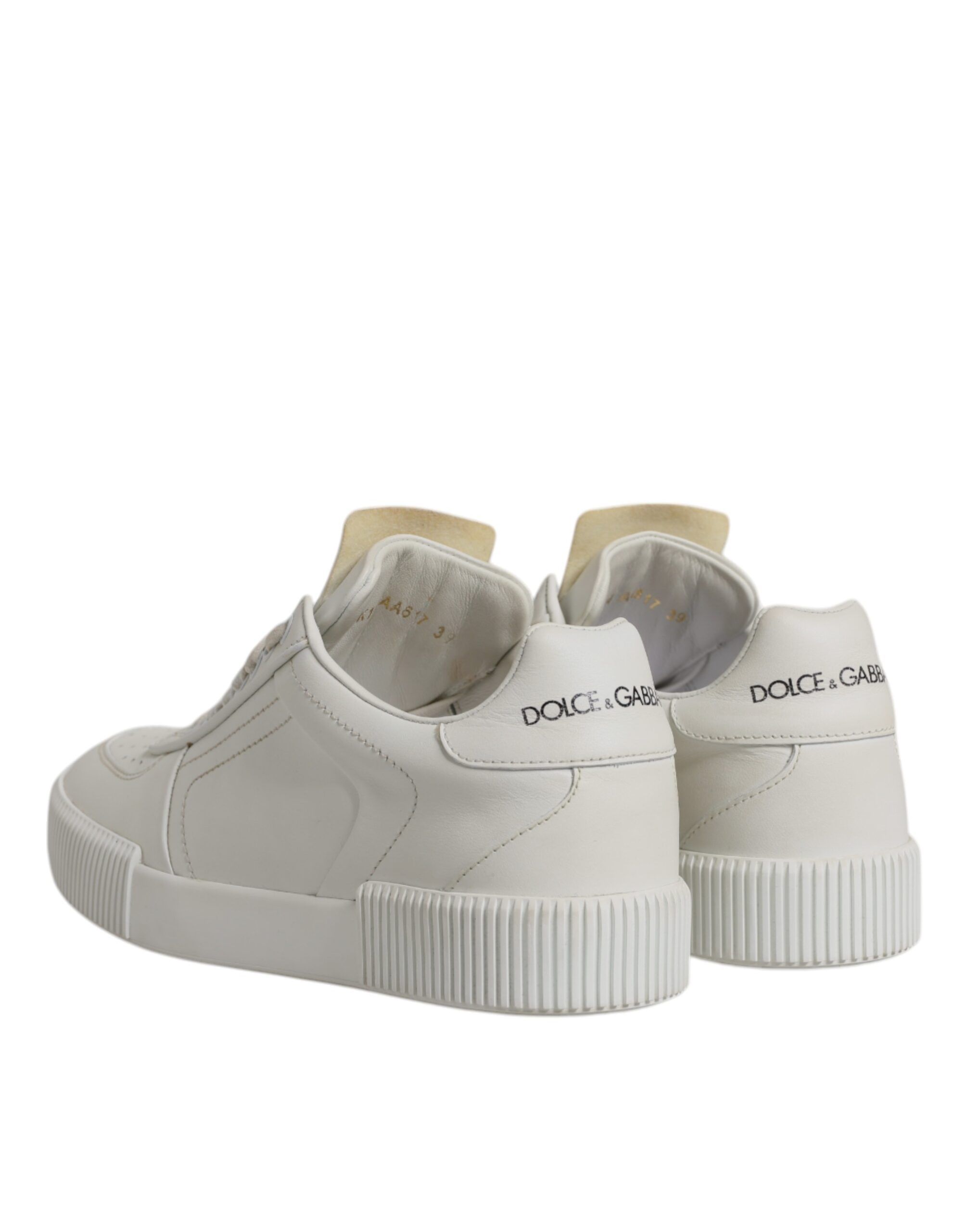 Miami Leather Low Top Sneakers Women's Shoes (Pre-Owned) - Dolce & Gabbana - Modalova