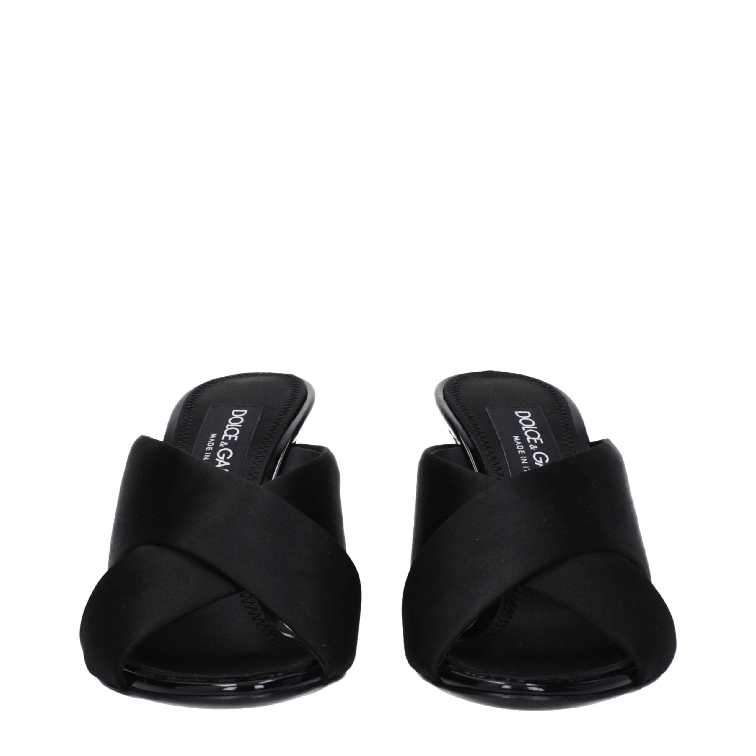 Satin Stiletto Heel Women's Sandals - Dolce & Gabbana - Modalova