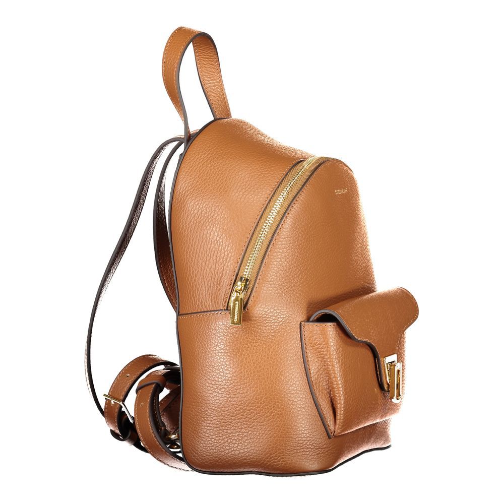 Marrone Leather Women Women's Backpack - Coccinelle - Modalova