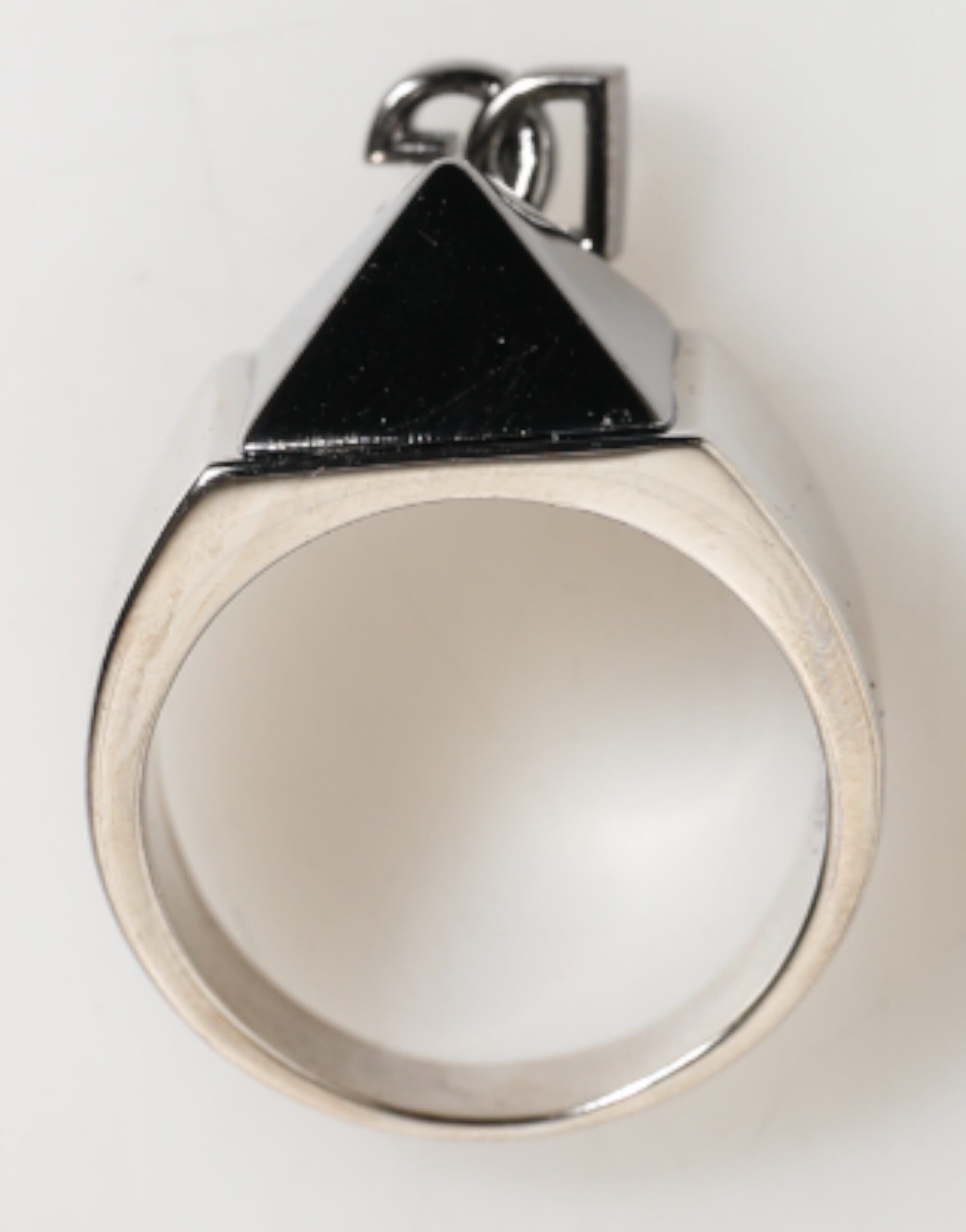 Tone Pyramid DG Logo Real Brass Men's Ring - Dolce & Gabbana - Modalova