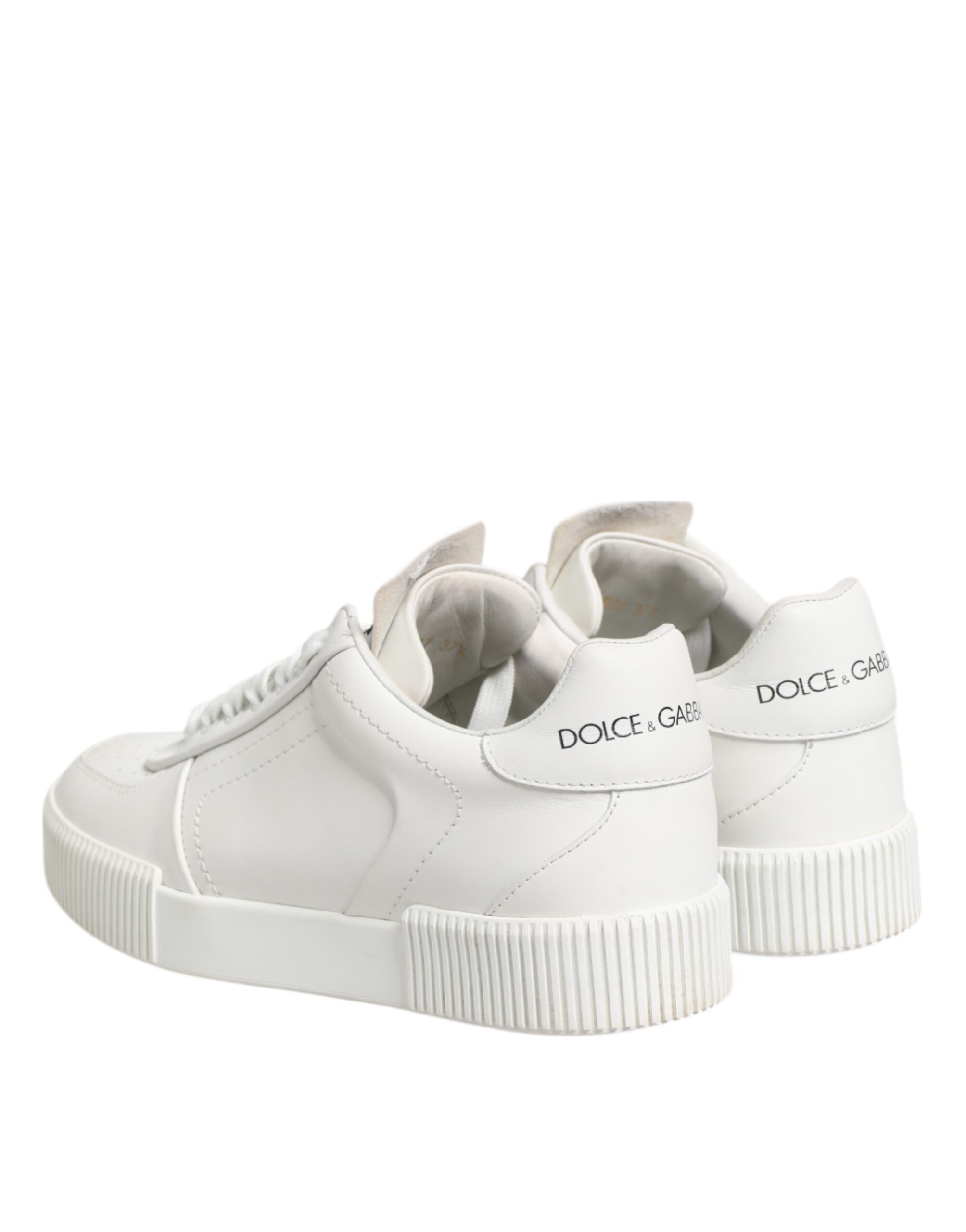 Miami Leather Low Top Sneakers Women's Shoes (Pre-Owned) - Dolce & Gabbana - Modalova