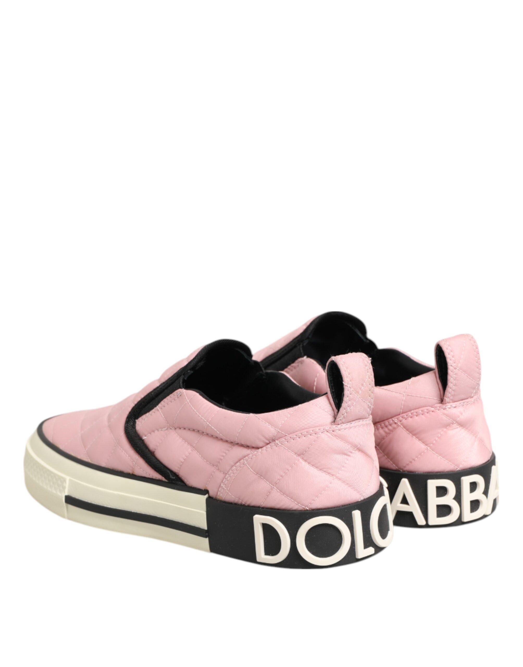 Quilted Nylon Slip-On Sneaker Women's Shoes - Dolce & Gabbana - Modalova