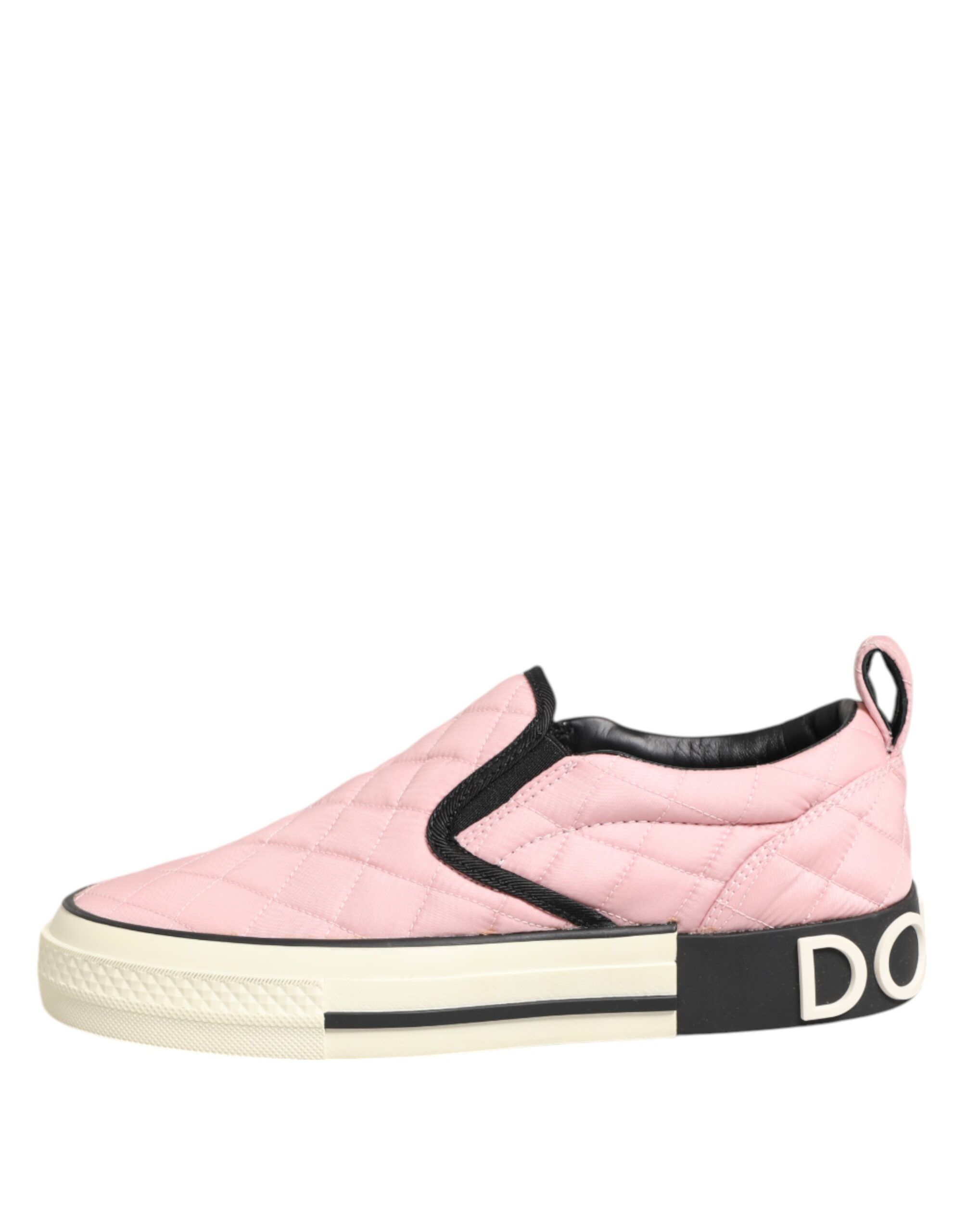 Quilted Nylon Slip-On Sneaker Women's Shoes - Dolce & Gabbana - Modalova