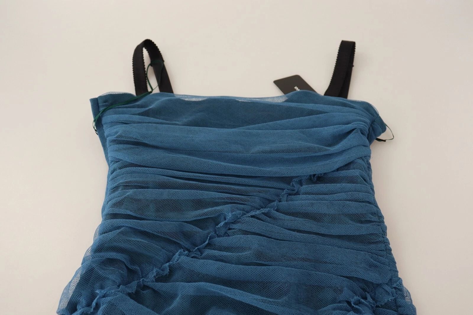 Mesh Trim Ruched Tulle Sheath Women's Dress (Pre-Owned) - Dolce & Gabbana - Modalova
