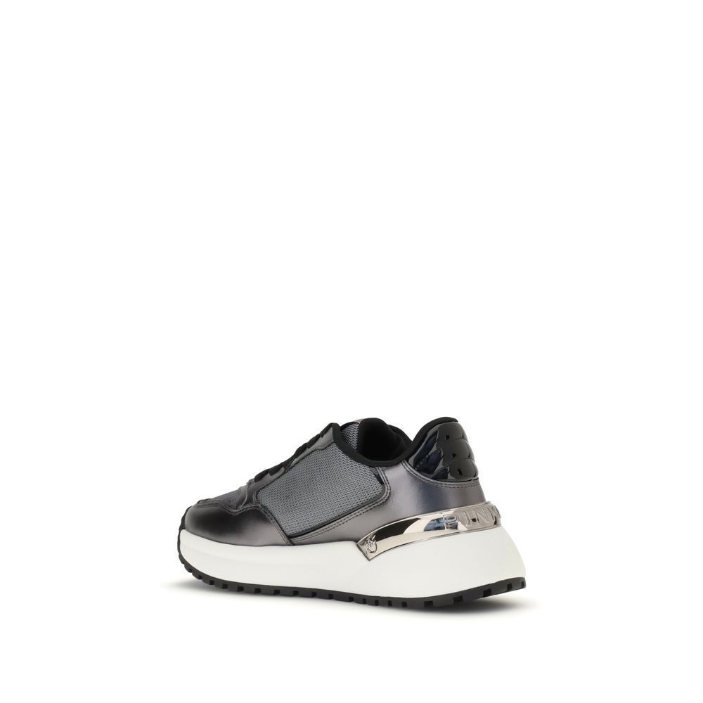 Calf Leather Bos Taurus Athletic Women's Sneakers - PINKO - Modalova