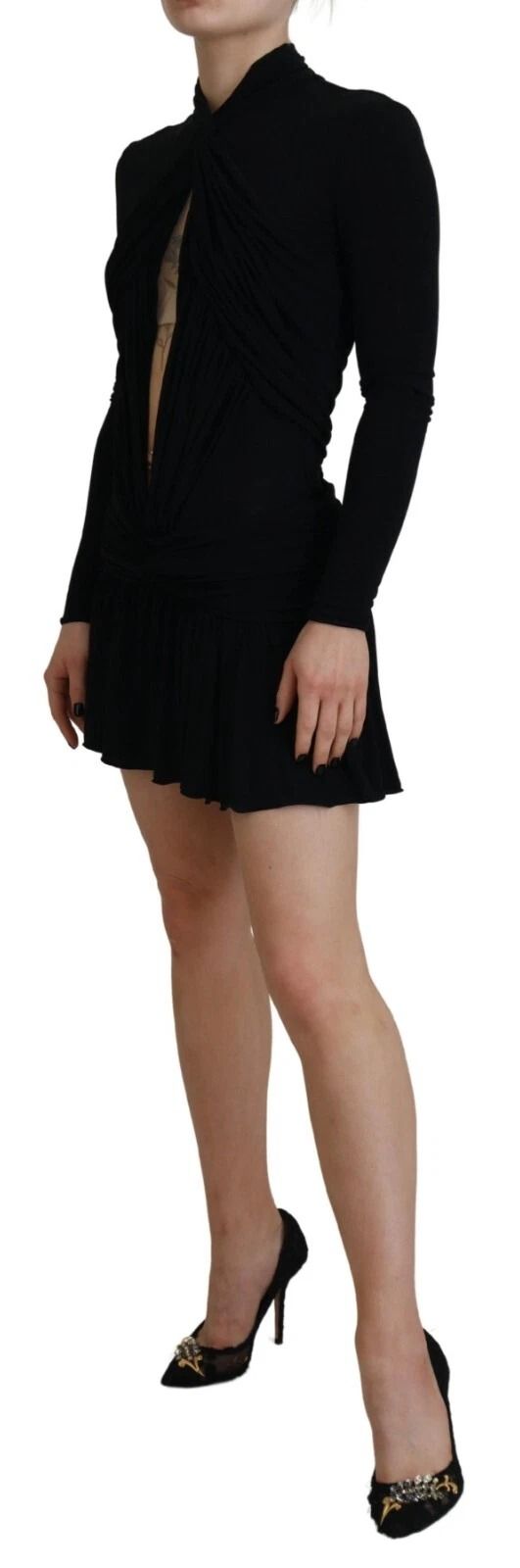 Viscose Long Sleeves Cut Out Mini Women's Dress (Pre-Owned) - Dsquared² - Modalova