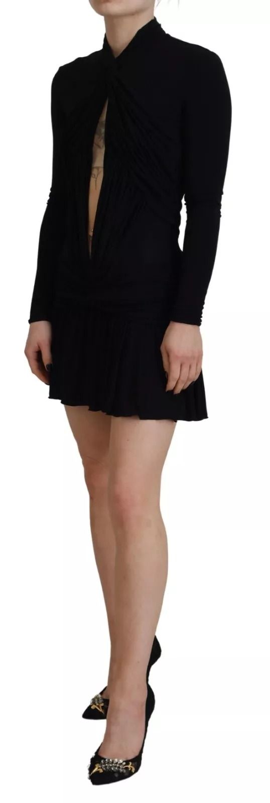 Viscose Long Sleeves Cut Out Mini Women's Dress (Pre-Owned) - Dsquared² - Modalova