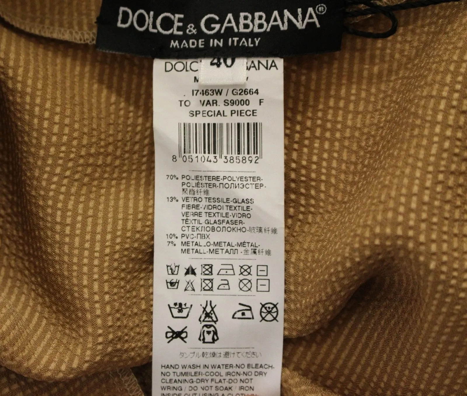SPECIAL Piece Runway Crystal Women's Blouse (Pre-Owned) - Dolce & Gabbana - Modalova