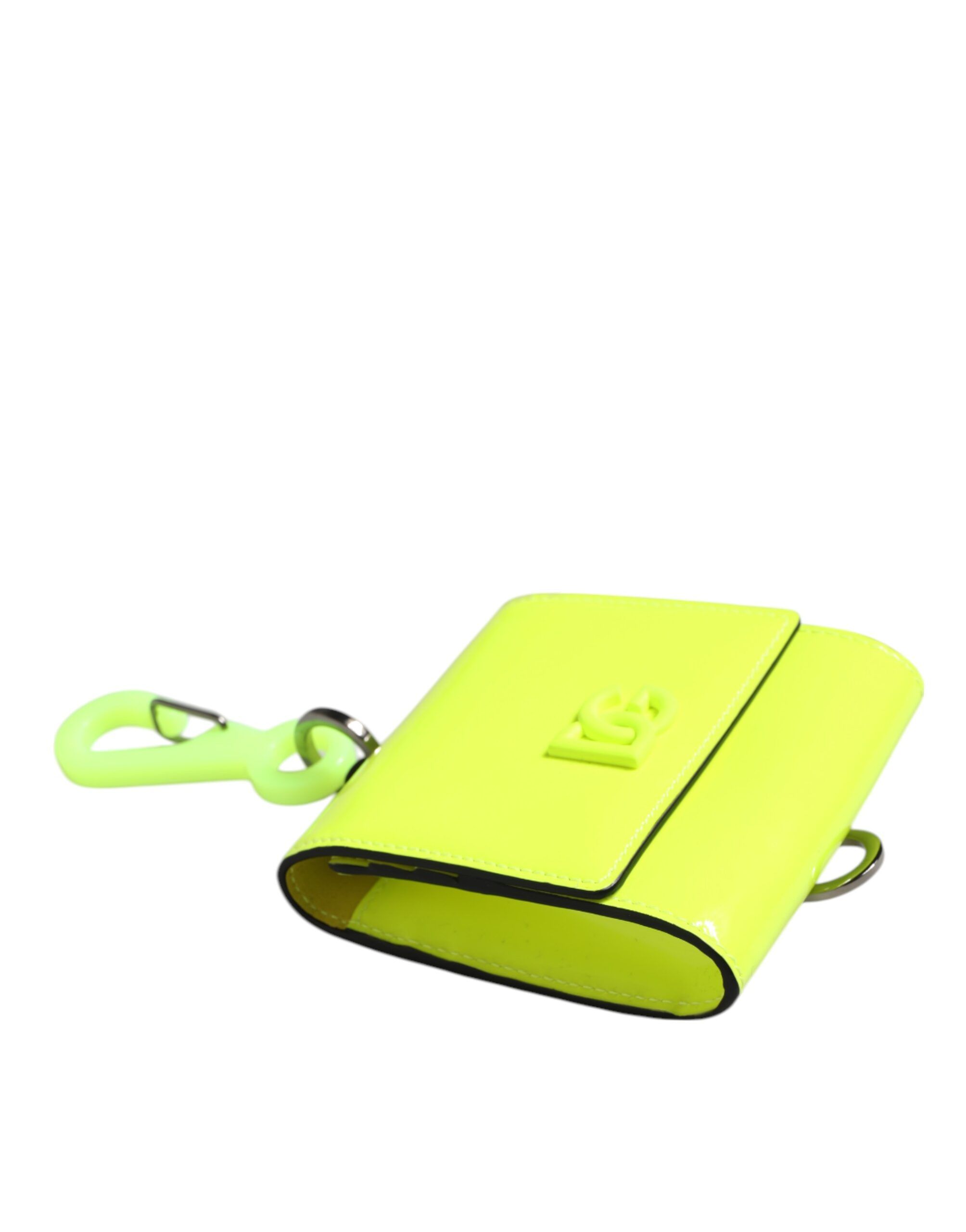 Green Bifold DG Logo Neck Strap Cardholder Men's Wallet - Dolce & Gabbana - Modalova