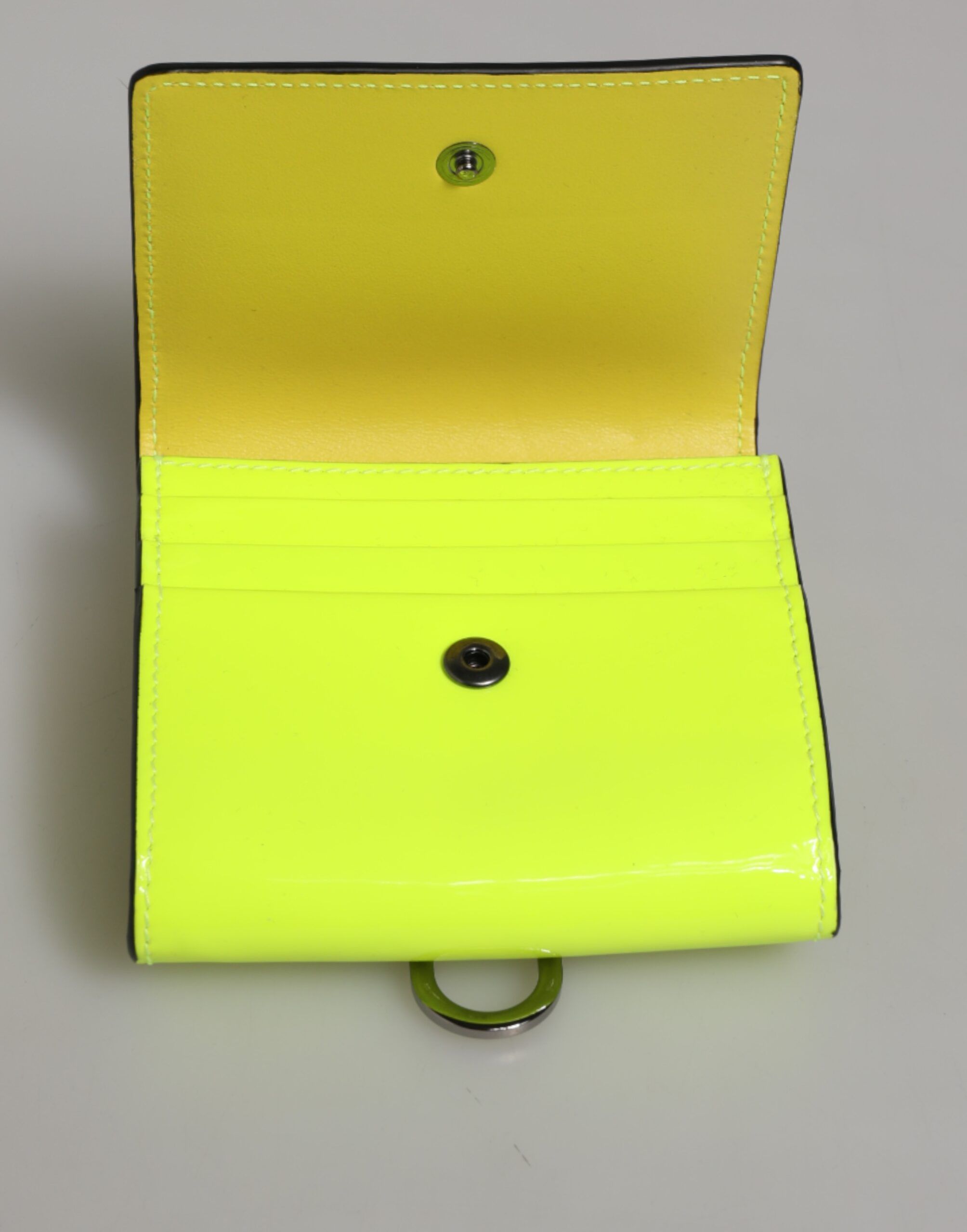 Green Bifold DG Logo Neck Strap Cardholder Men's Wallet - Dolce & Gabbana - Modalova