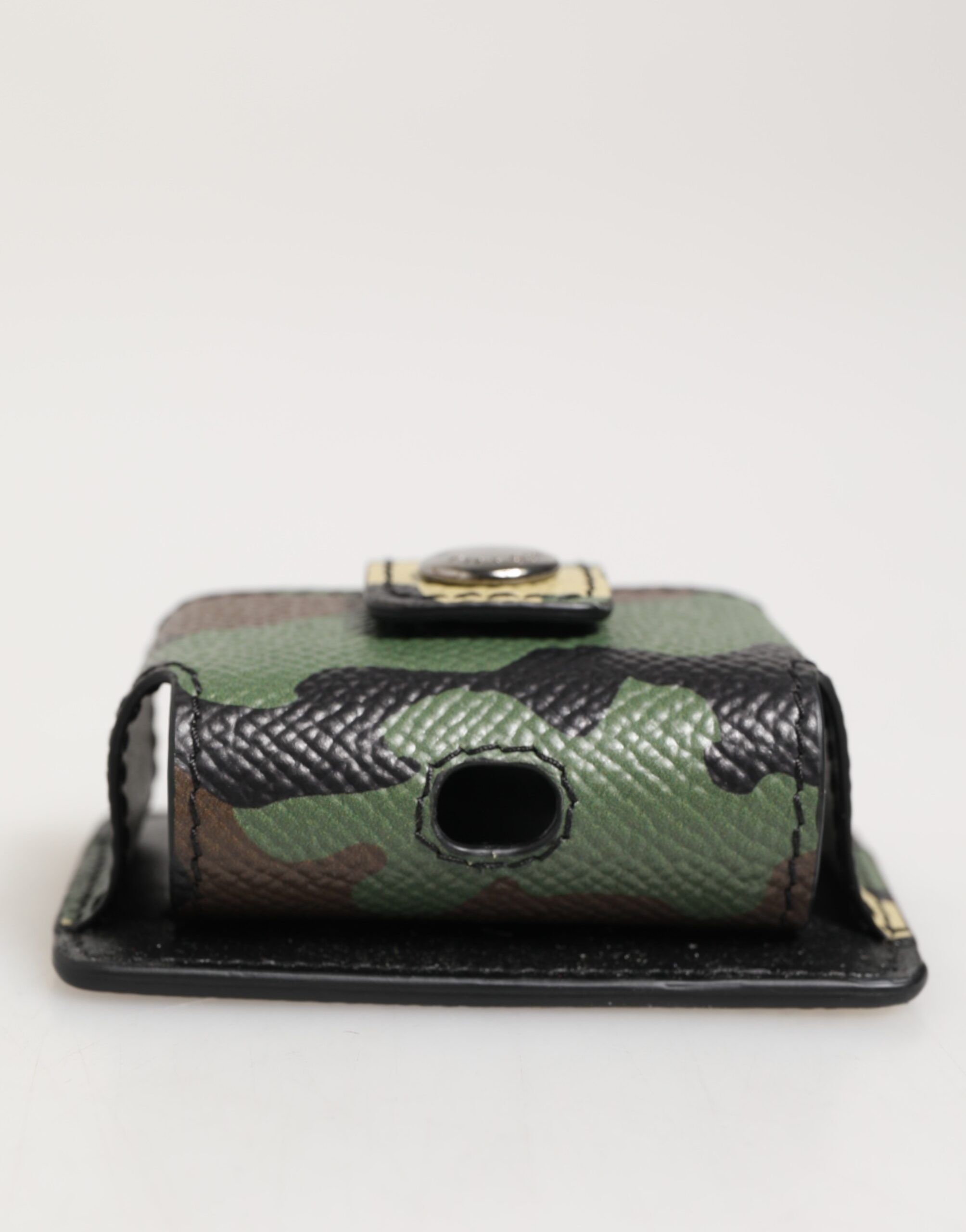 Camouflage Leather Metal Accessory Airpods Men's Case - Dolce & Gabbana - Modalova