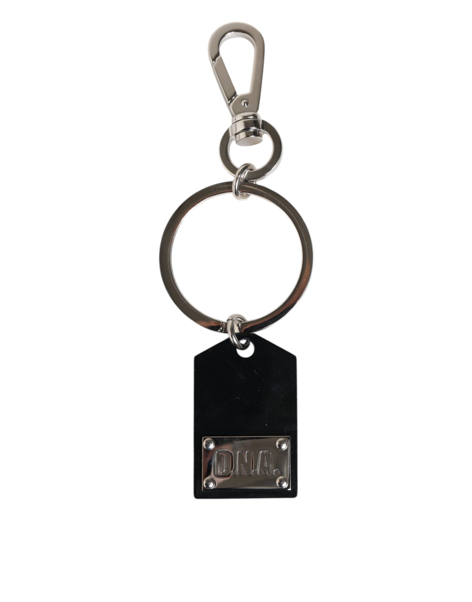 Sint Glass Plaque DG Logo Metal PlateKeychain Men's Keyring - Dolce & Gabbana - Modalova