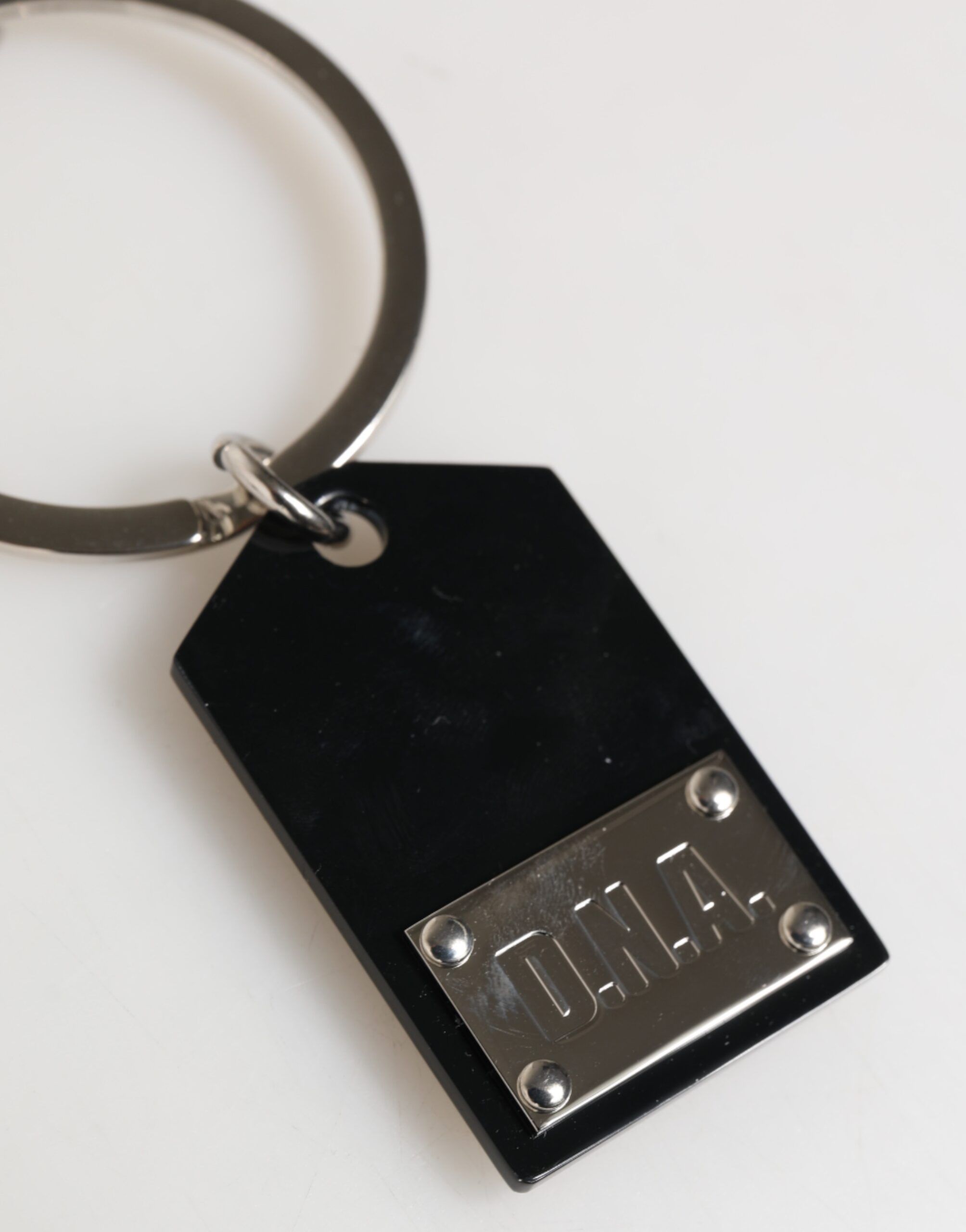 Sint Glass Plaque DG Logo Metal PlateKeychain Men's Keyring - Dolce & Gabbana - Modalova