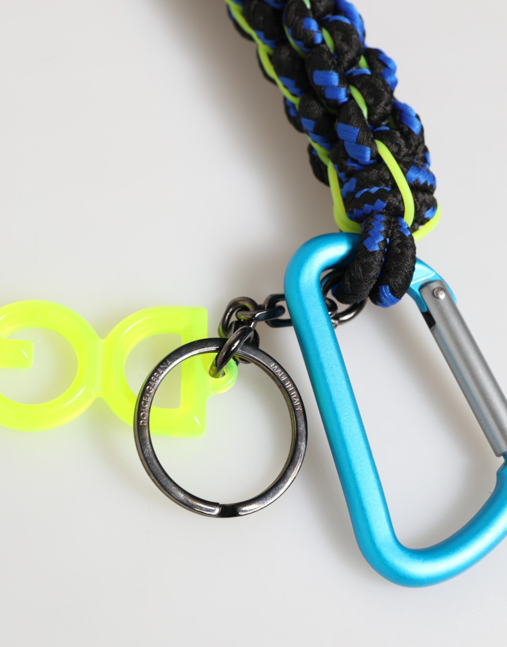 Polyester Tape String DG Logo Keychain Men's Keyring - Dolce & Gabbana - Modalova