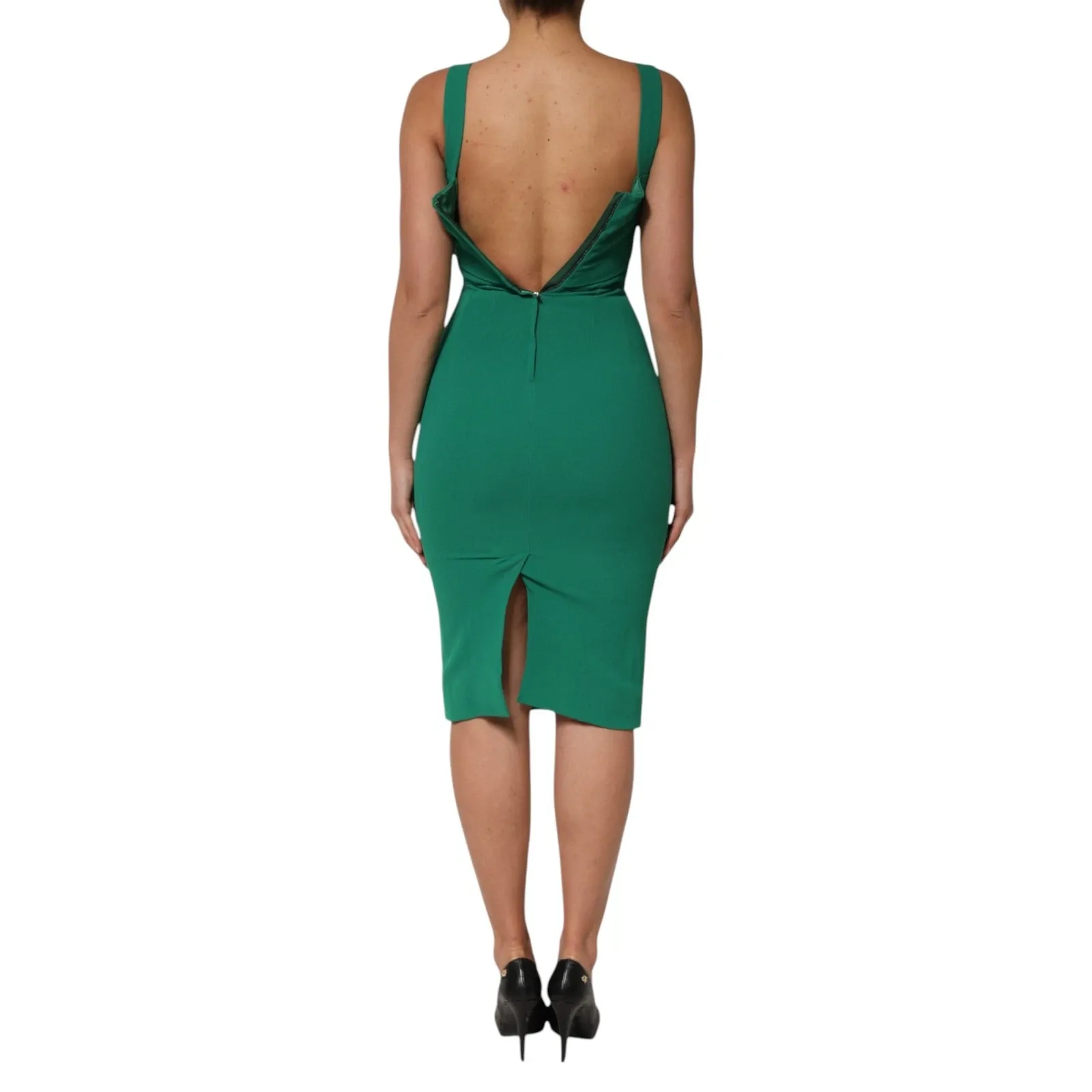 Sleeveless Rayon Bodycon Women's Dress - Dolce & Gabbana - Modalova