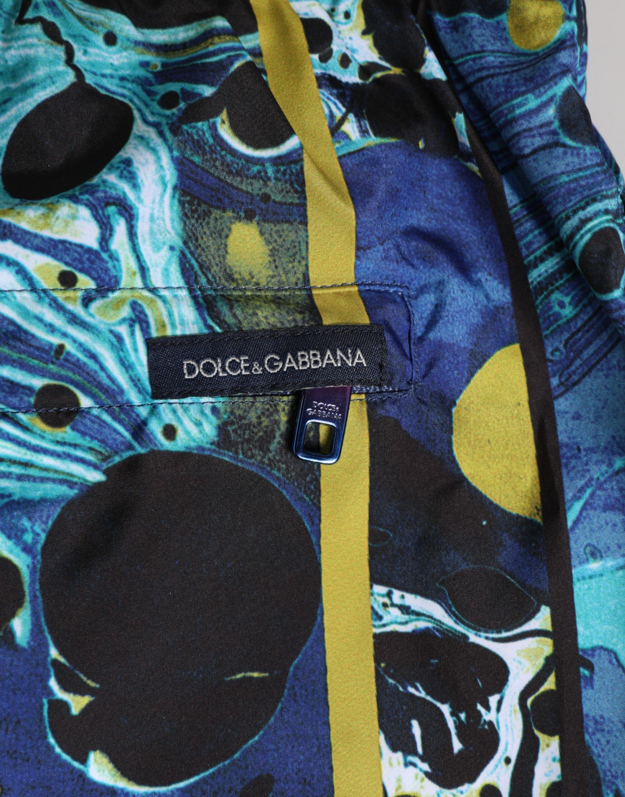 Marble Print Logo Men Boxer Short Men's Swimwear - Dolce & Gabbana - Modalova